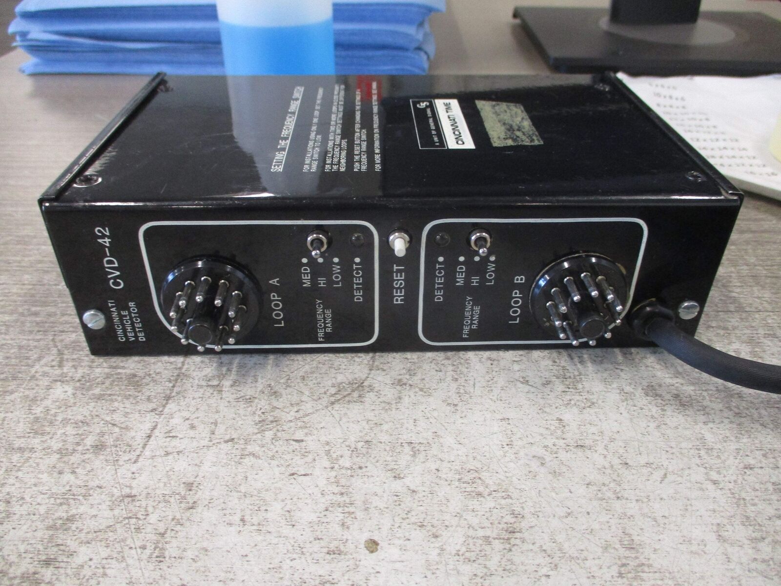 General Signal Cincinnati Vehicle Detector CVD-42 Used