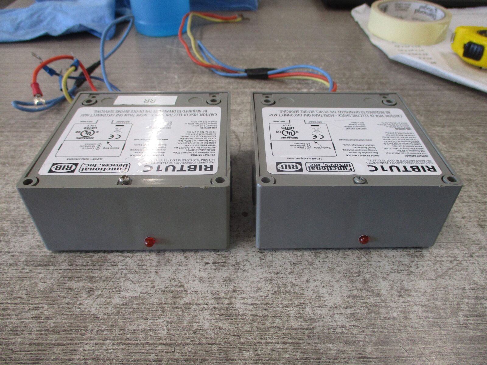 Functional Devices, Inc. RIB Relay RIBTUIC *Lot of 2* Used