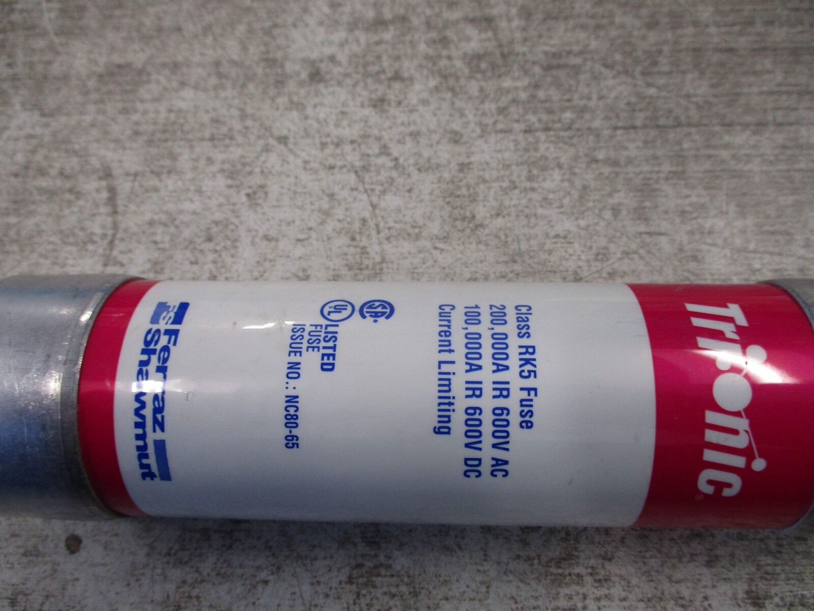 Ferraz Shawmut Tri-Onic Fuse TRS110R 110A 600V Used