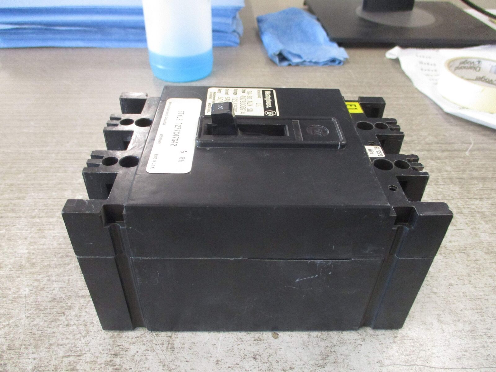 Westinghouse Circuit Breaker 1277C47G42 150A 3P *Missing (1) Terminal Screw* Use
