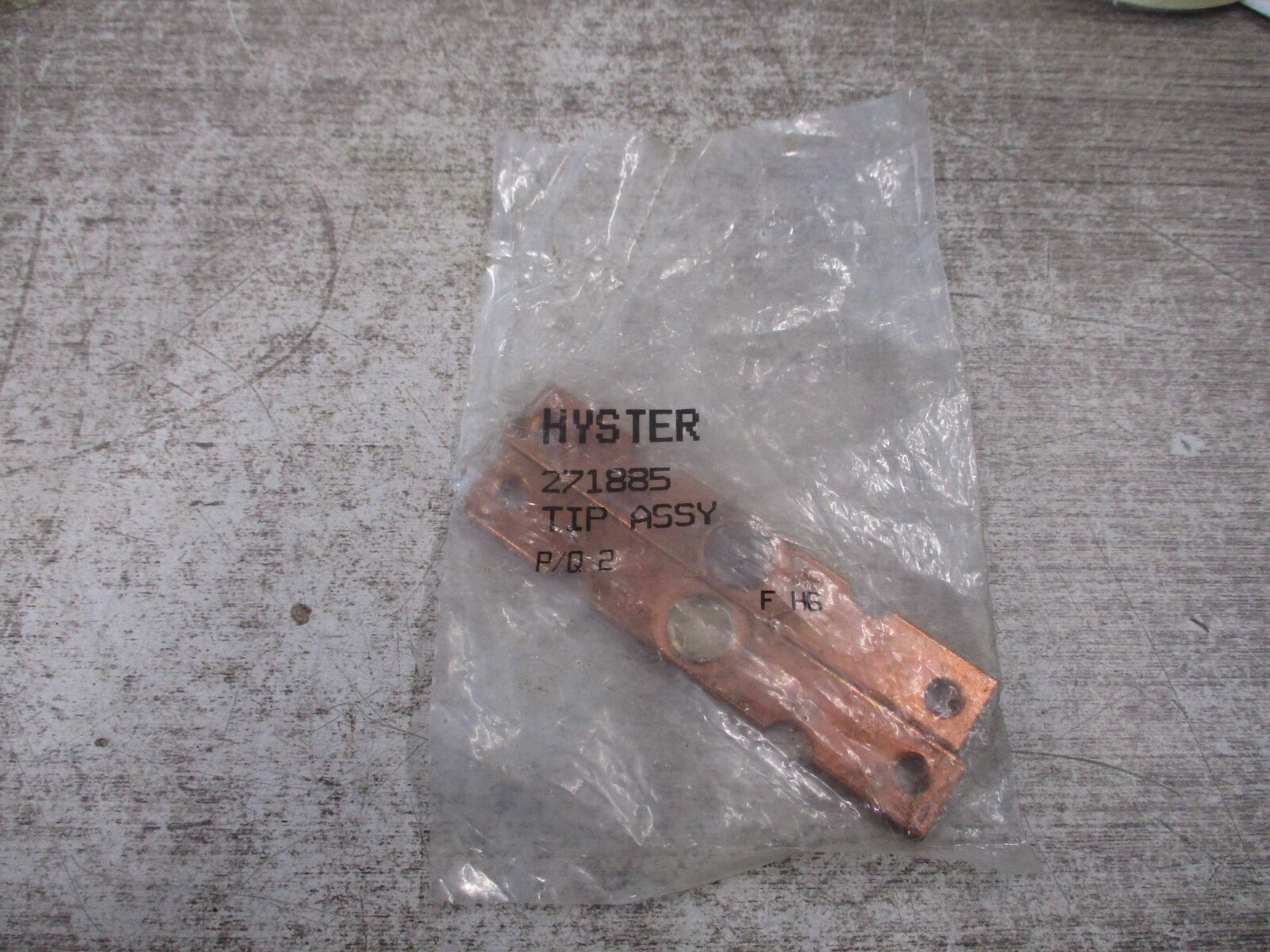 Hyster Tip Assembly 271885 *No Box* New Surplus