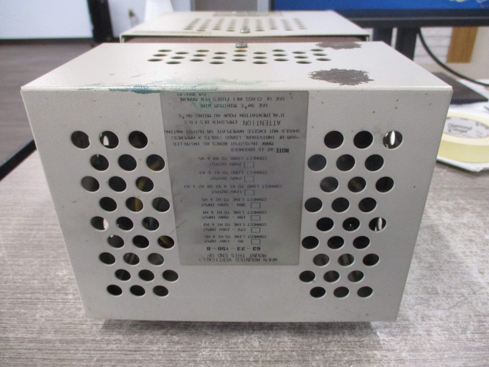 Sola MCR Mini/Micro Computer Regulator 63-23-150-8 500VA Input AT: 60Hz 95-130 /