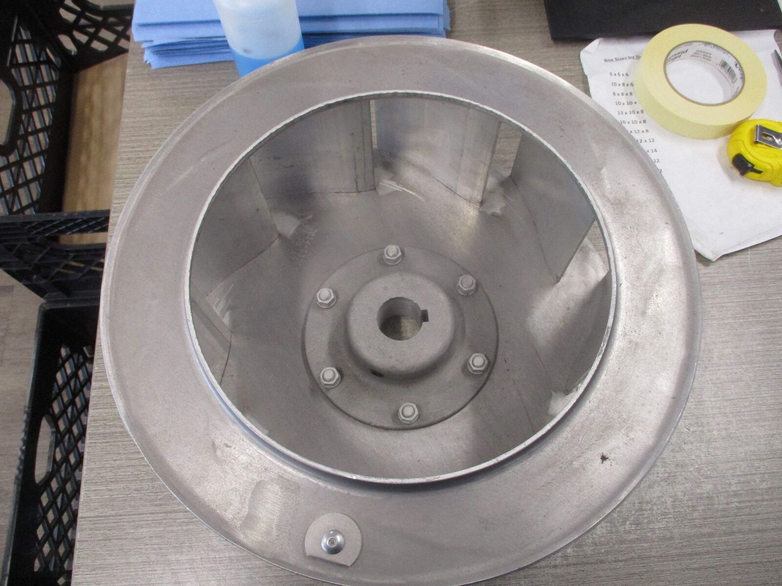 Misc. Brand Aluminum Blower Wheel 2014-13263-1 15" CCW *No Box* New Surplus
