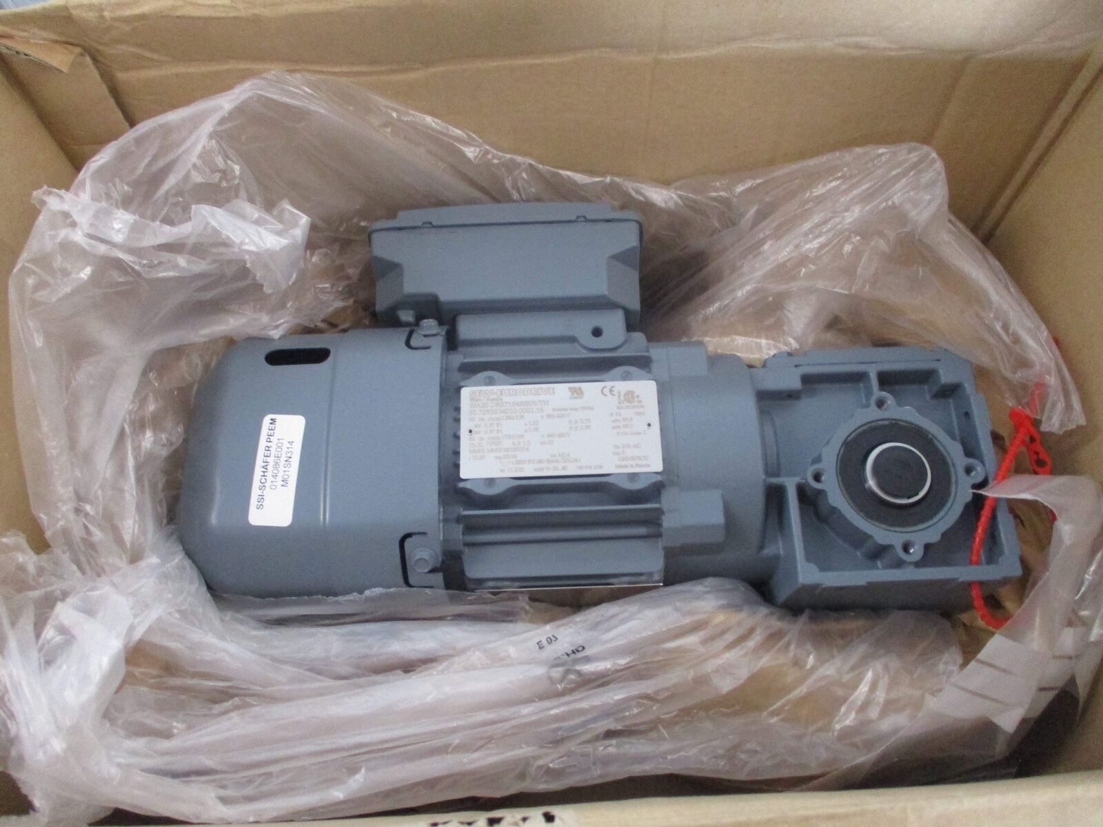 Sew-Eurodrive Gearmotor WA20 DRS71S4B05/TH 0.5HP Ratio 10.25:1 166RPM Output New