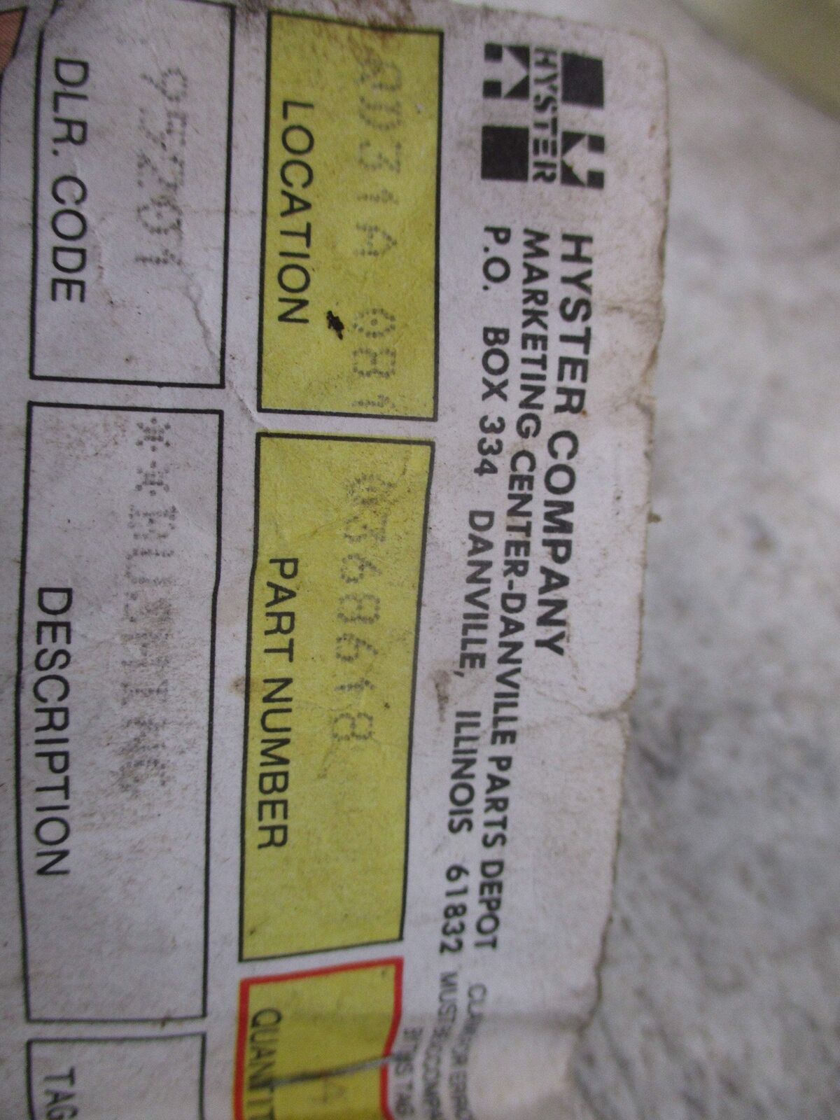 Hyster Bushing 0368618 *No Box* *Lot of 4* New Surplus