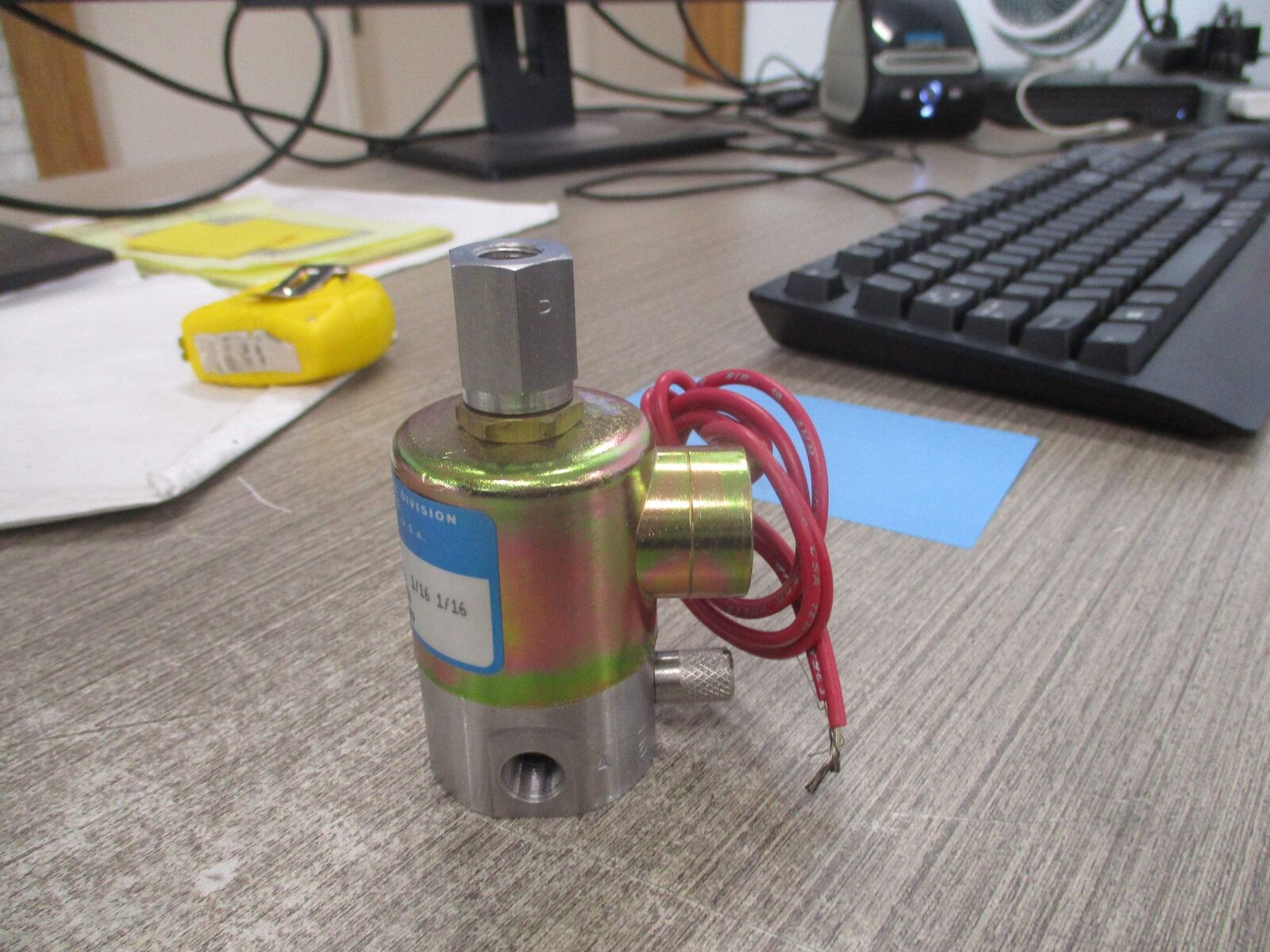 Skinner Solenoid Valve V5D16615 120V 60Hz New Surplus