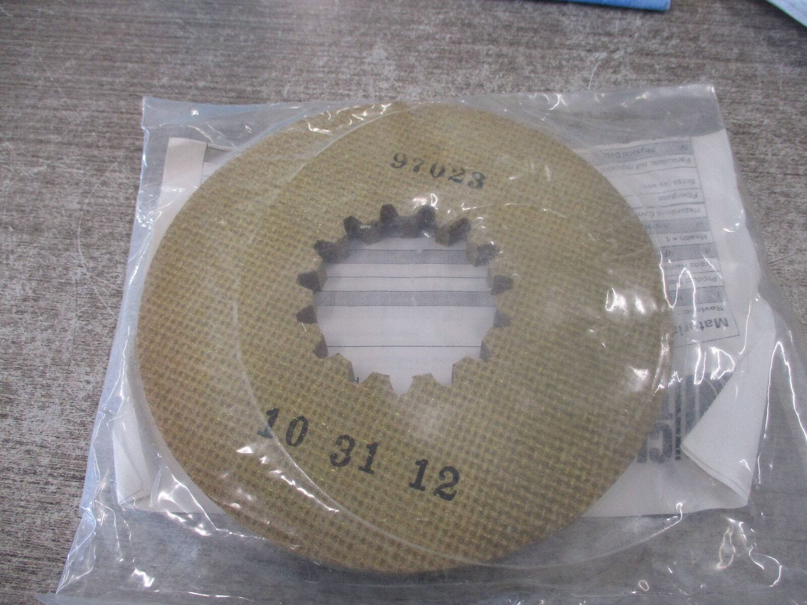 Reuland Friction Disc 97023 *No Box* New Surplus