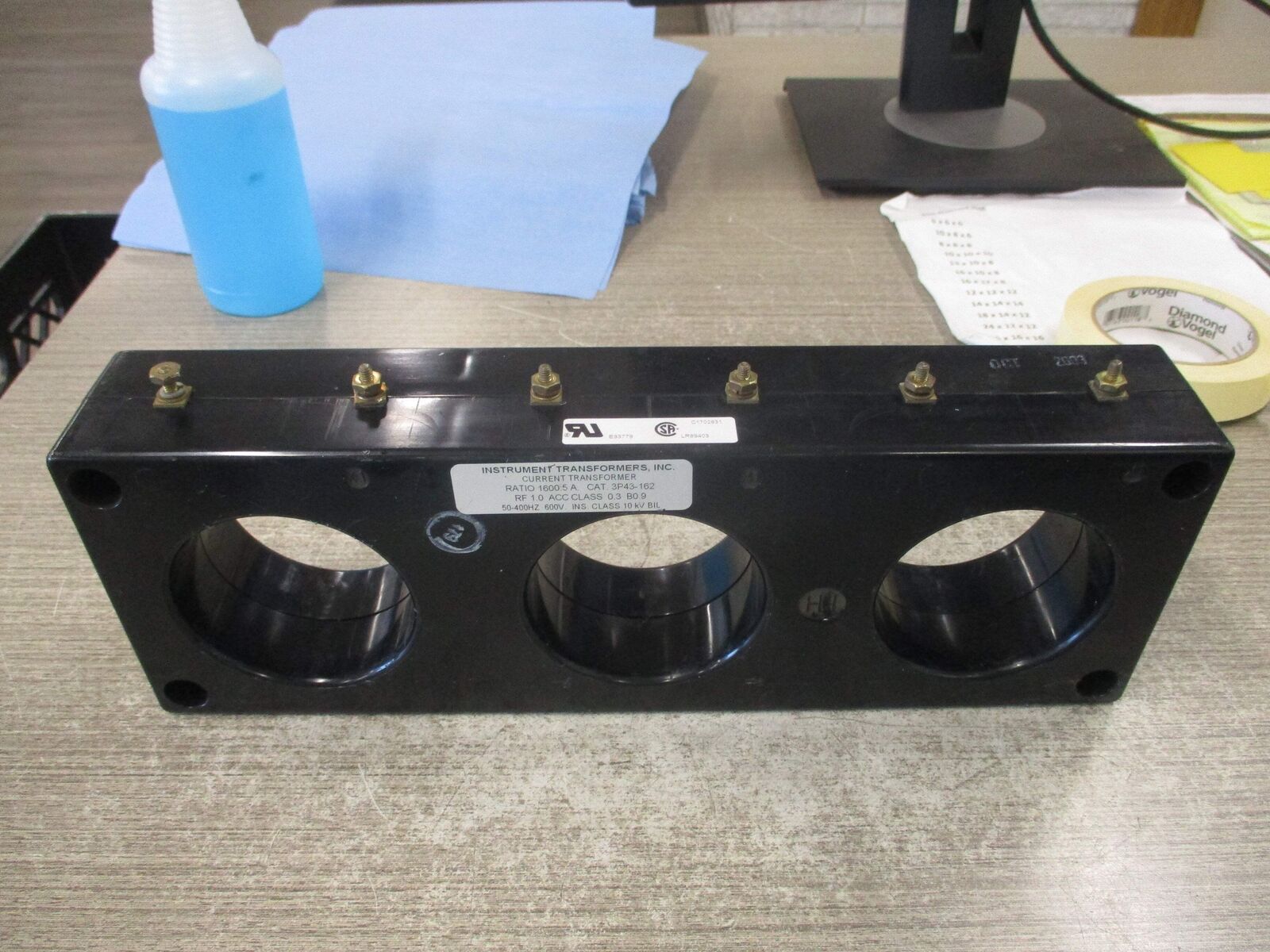 Instrument Transformers Current Transformer 3P43-162 Ratio 1600:5A 600V 50-400Hz