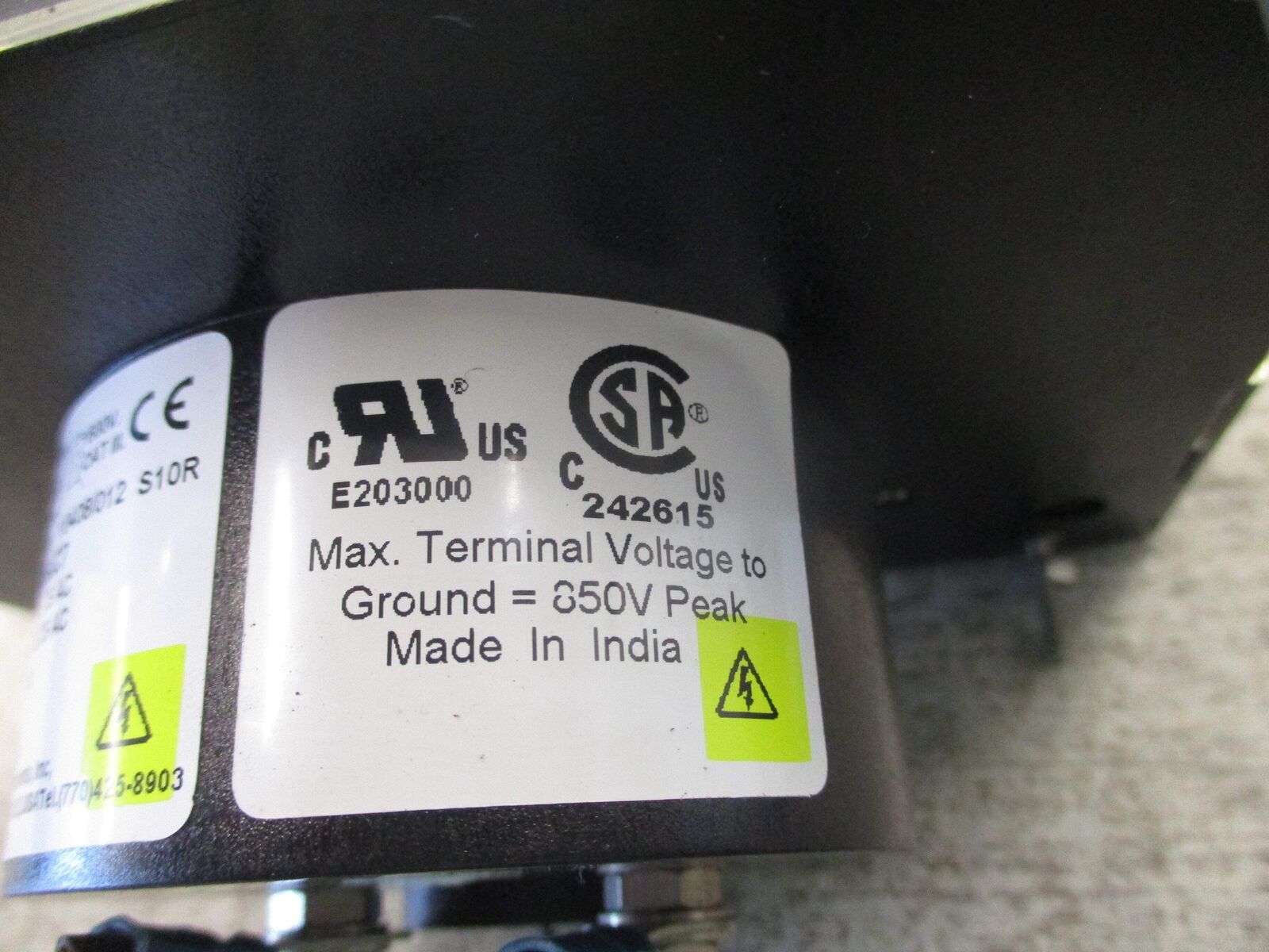 Crompton AC Voltmeter 36402VASJSJC7 Range: 0-600V Used