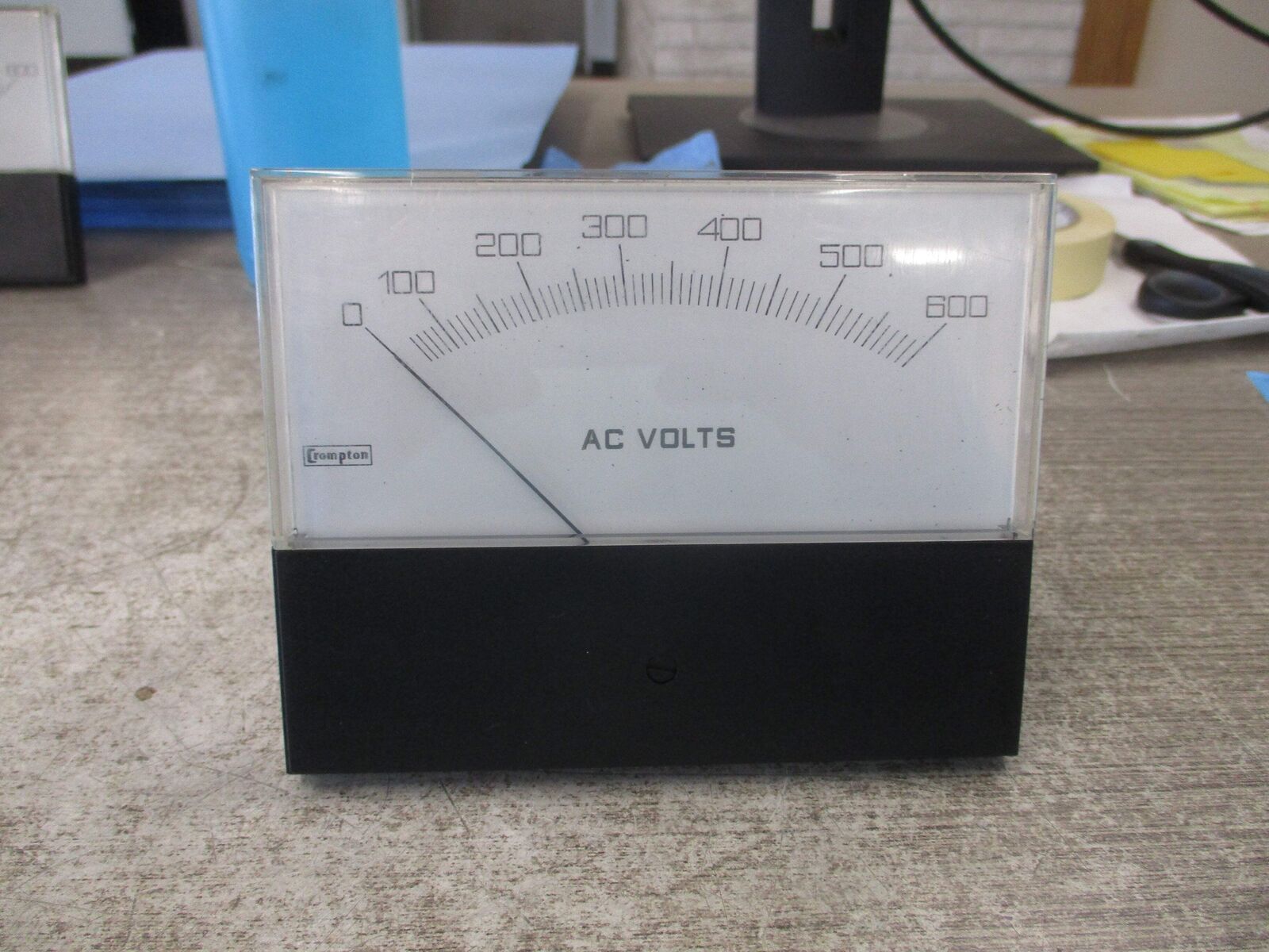 Crompton AC Voltmeter 36402VASJSJC7 Range: 0-600V Used