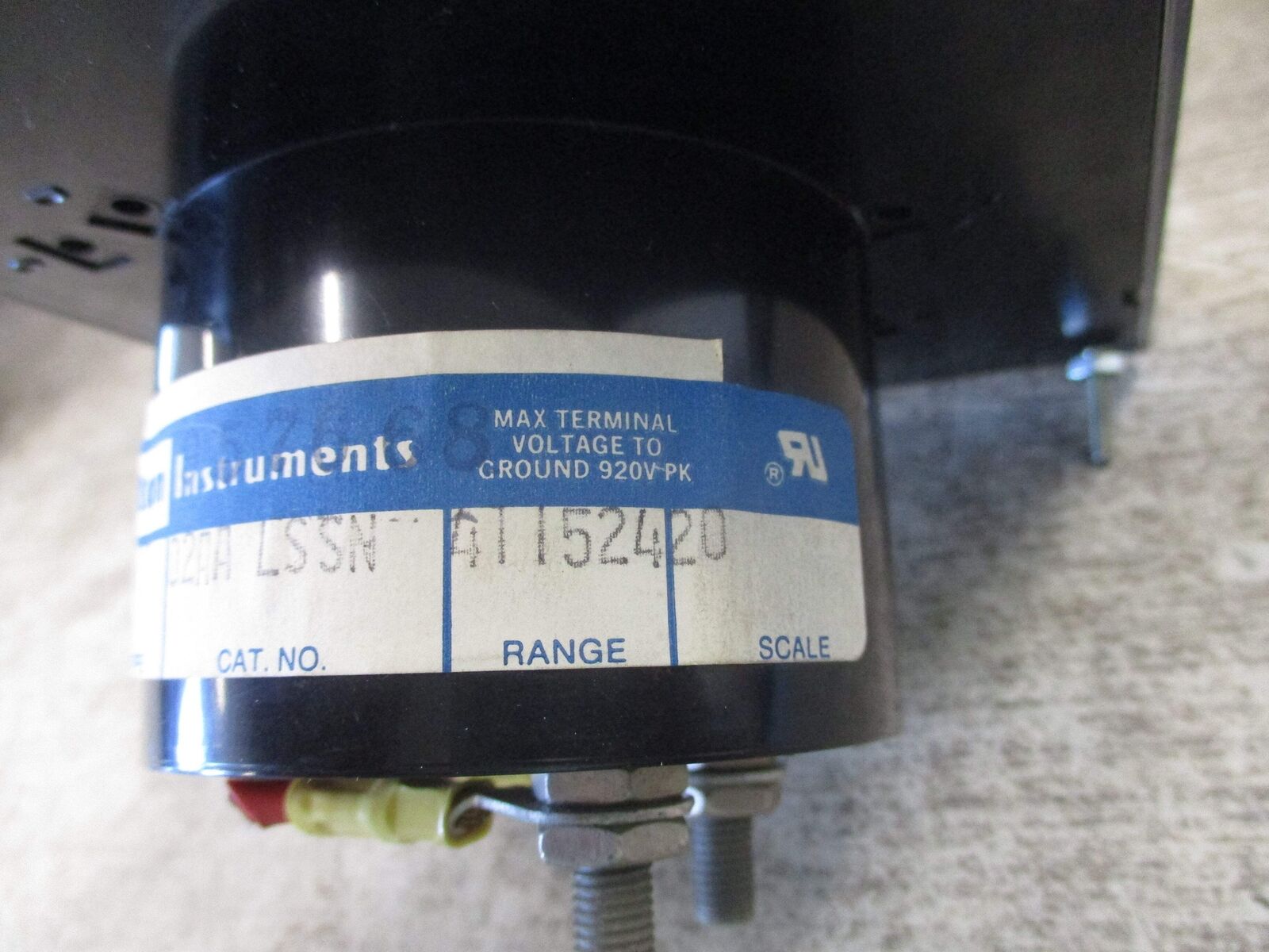 Crompton AC Ammeter 02AA LSSN Range: 0-800A Used