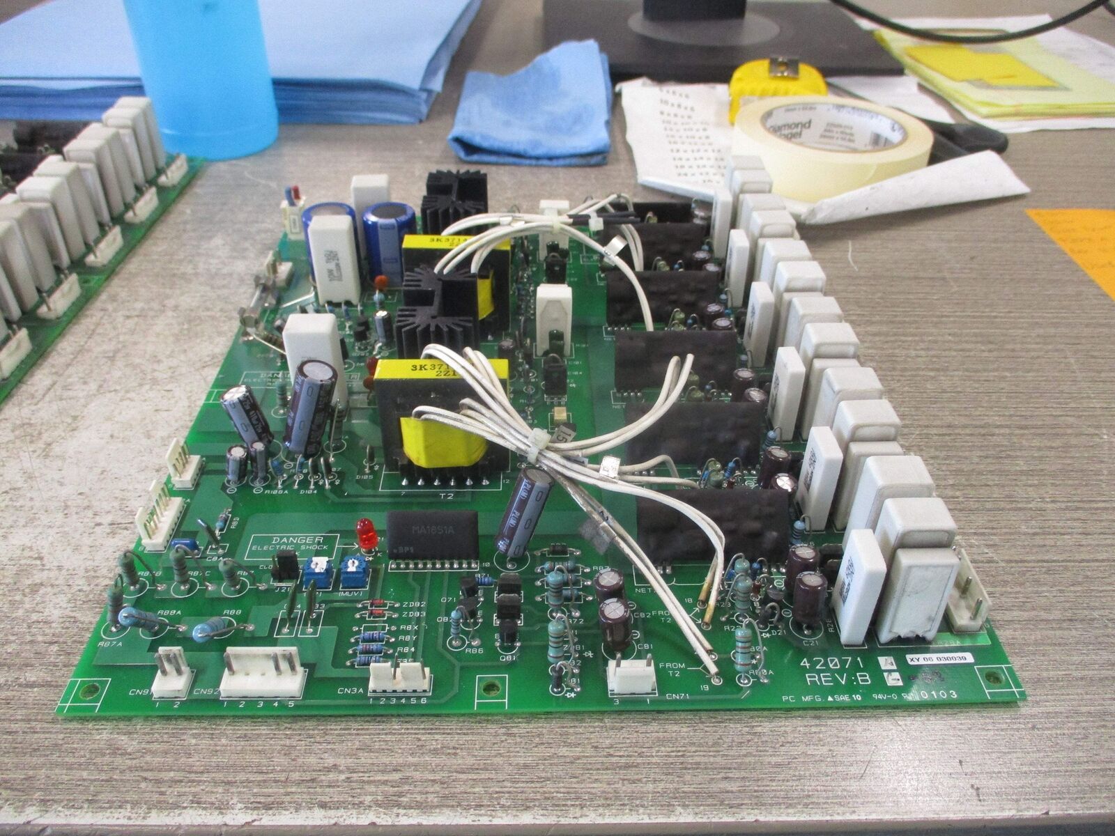 Toshiba Gate Driver Board 42071 A Rev. B G Used