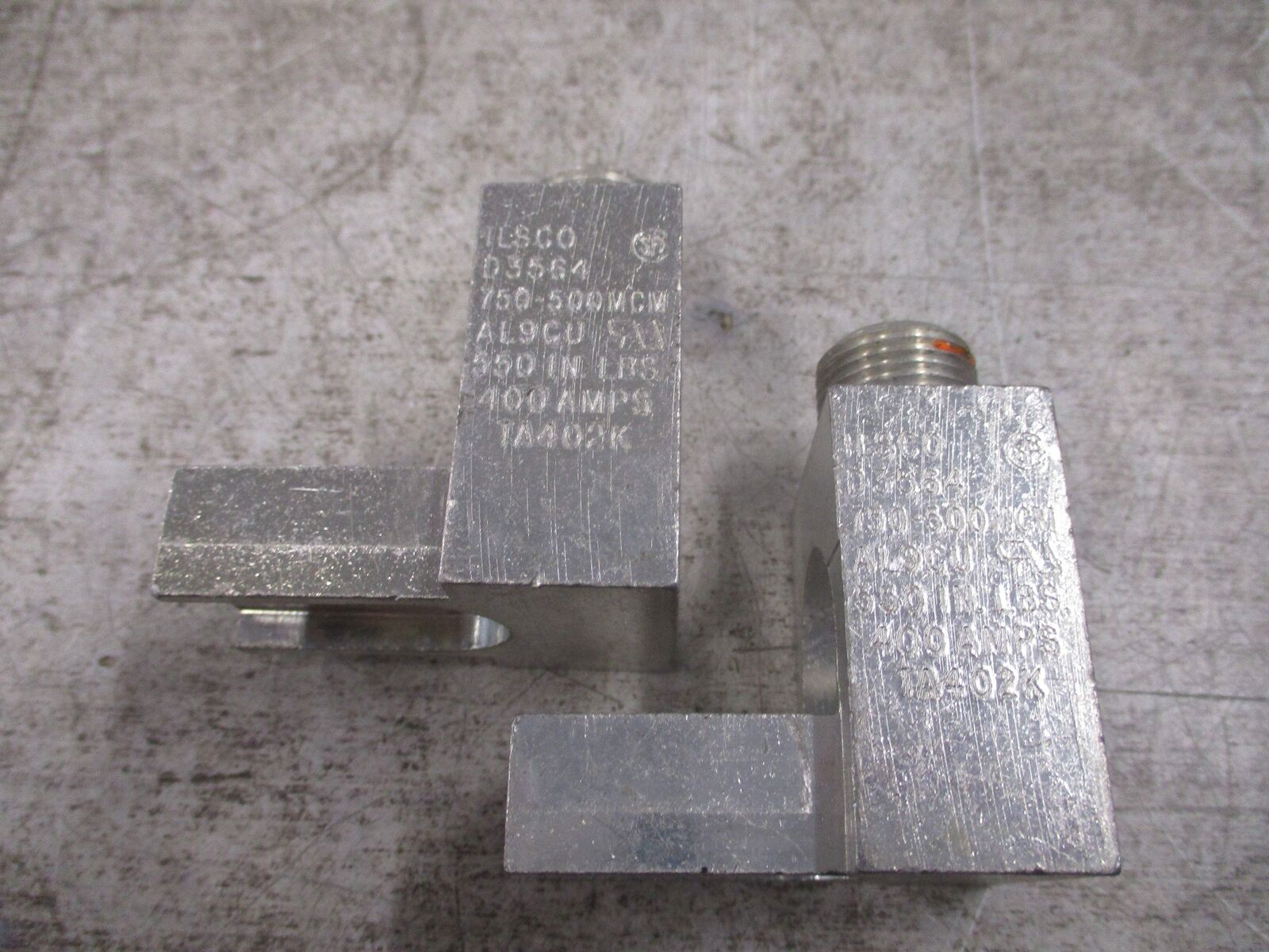 Ilsco Mechanical Lug D3564 750-500MCM *No Box* *Lot of 2* New Surplus