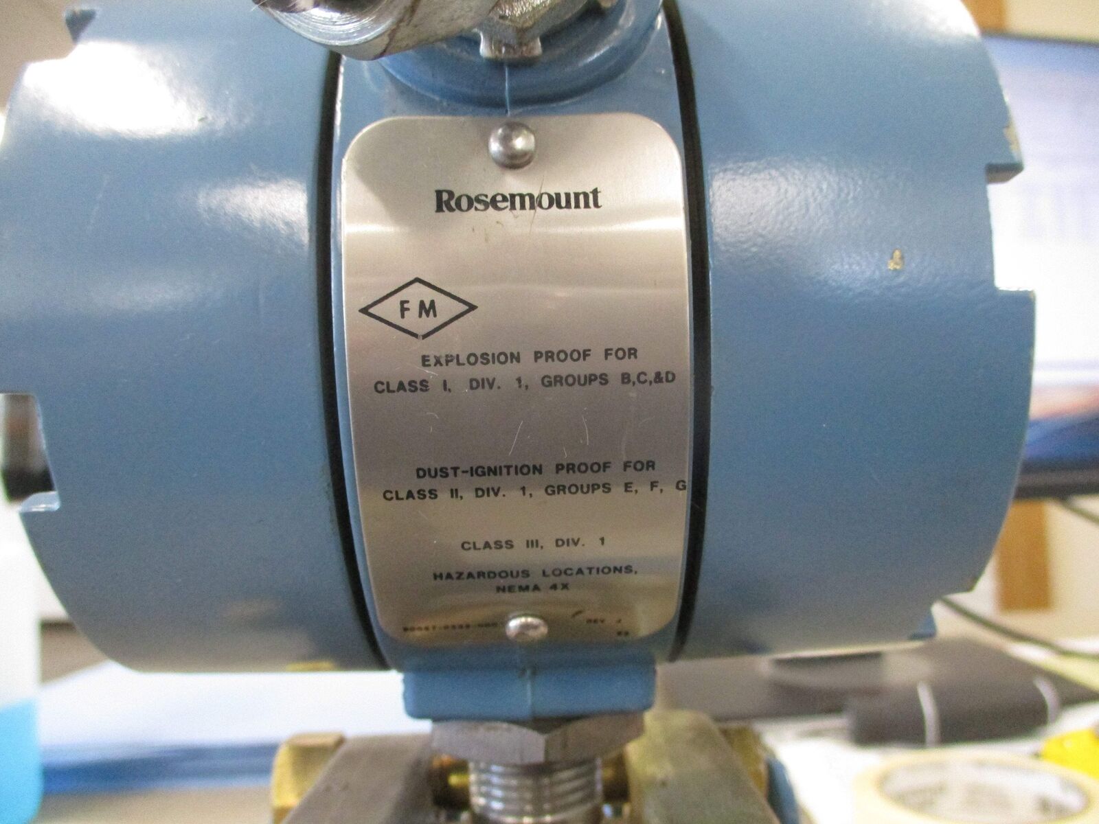 Rosemount Alphaline Pressure Transmitter 1151GP6E22B2 0-100 PSIG Output: 4-20mA