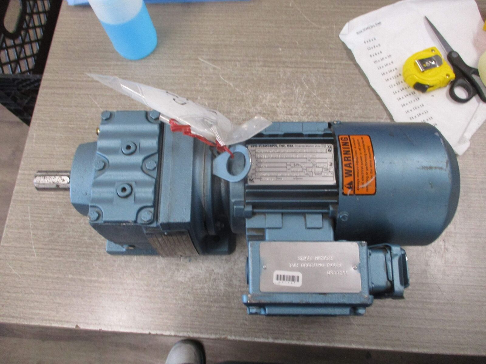 Sew-Eurodrive Gearmotor DFT71D4BMG05HRTHACC4 .5HP 460V 1800RPM TEFC Enclosure 1.