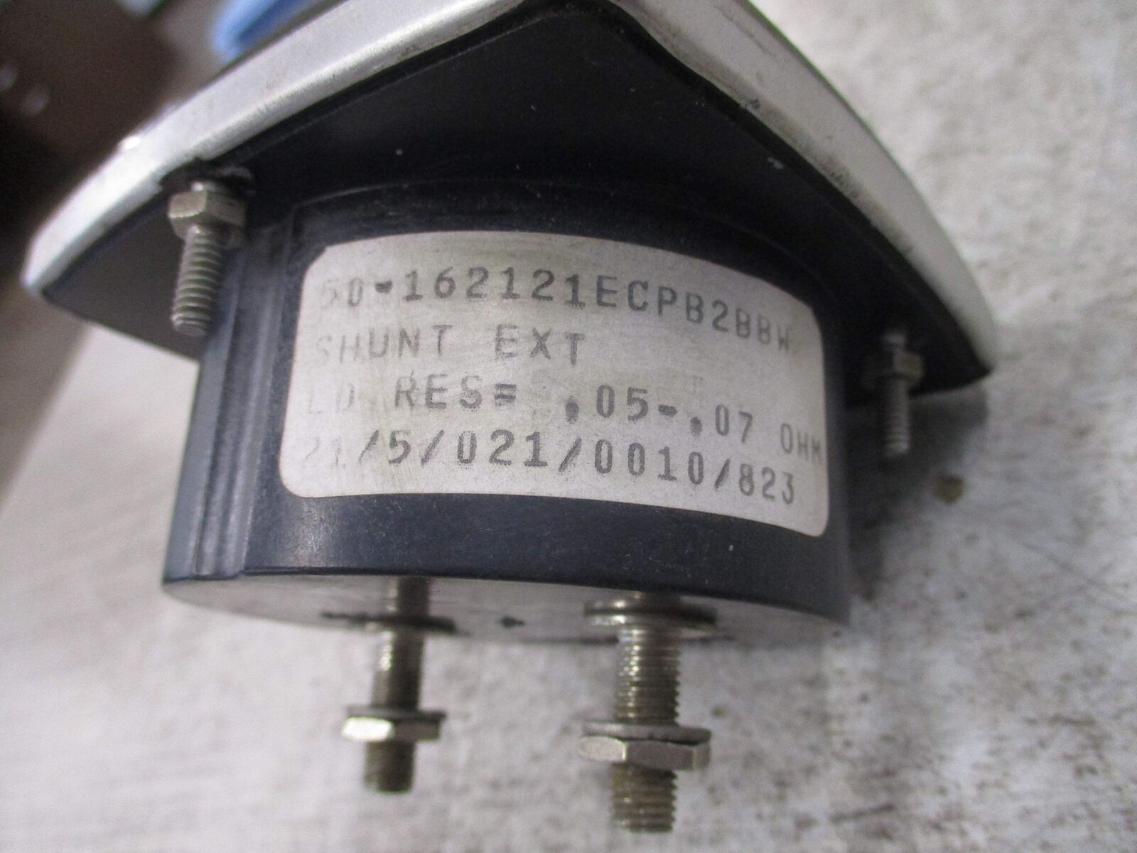 GE DC Ammeter 50-162121ECPB2BBW Range: 0-75A Used