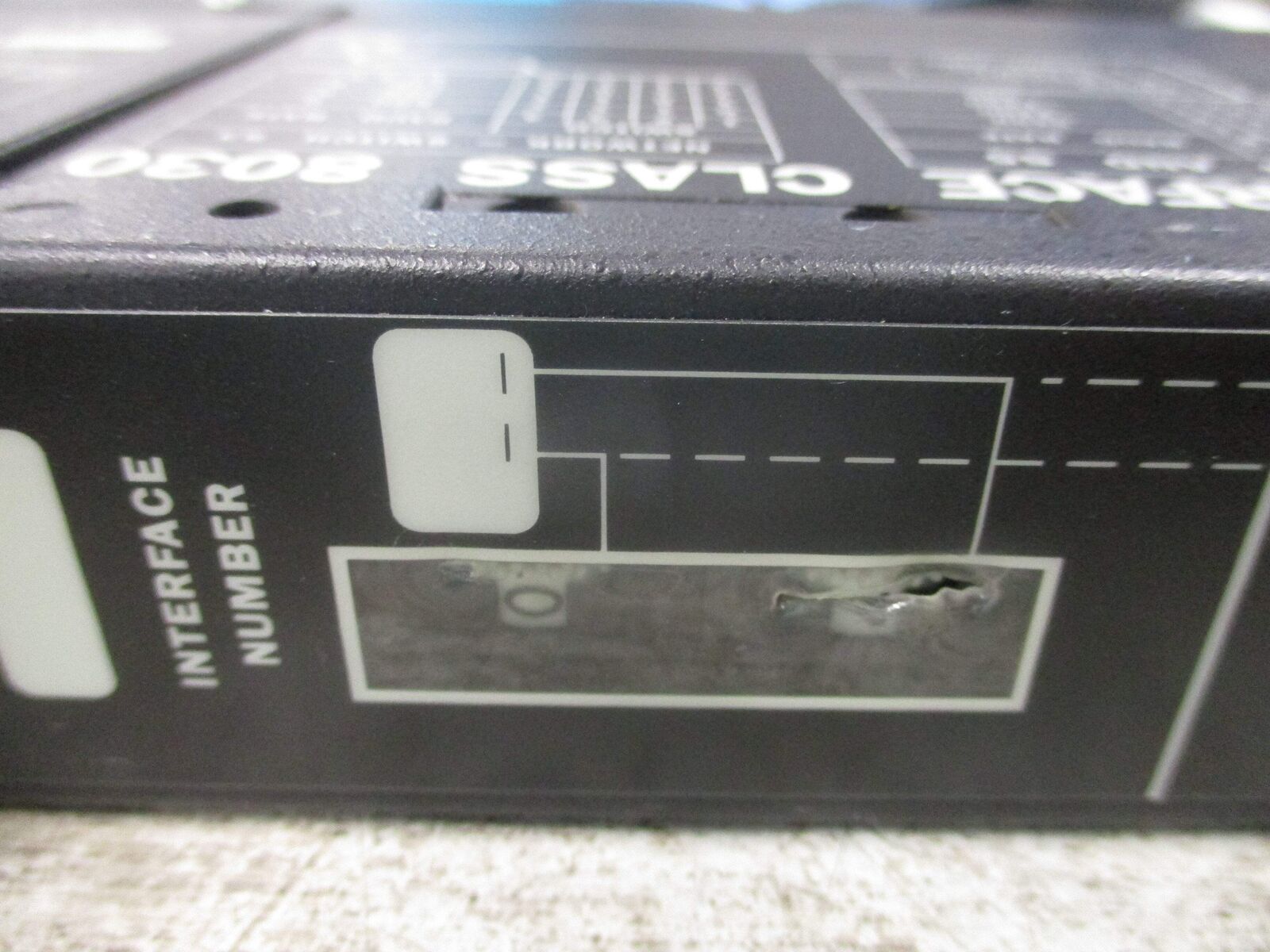 Square D Sy/Net Network Interface Module 8030 CRM-540 *Cracked Window* Used