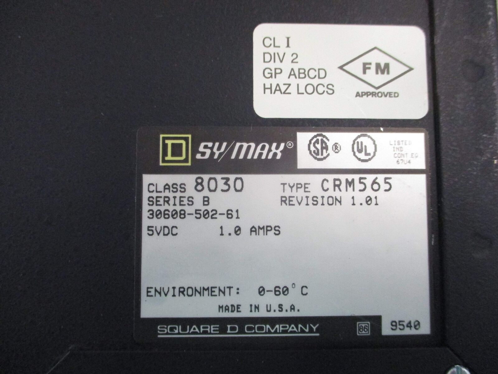 Square D Sy/Net Network Interface Module 8030 CRM-565 Used