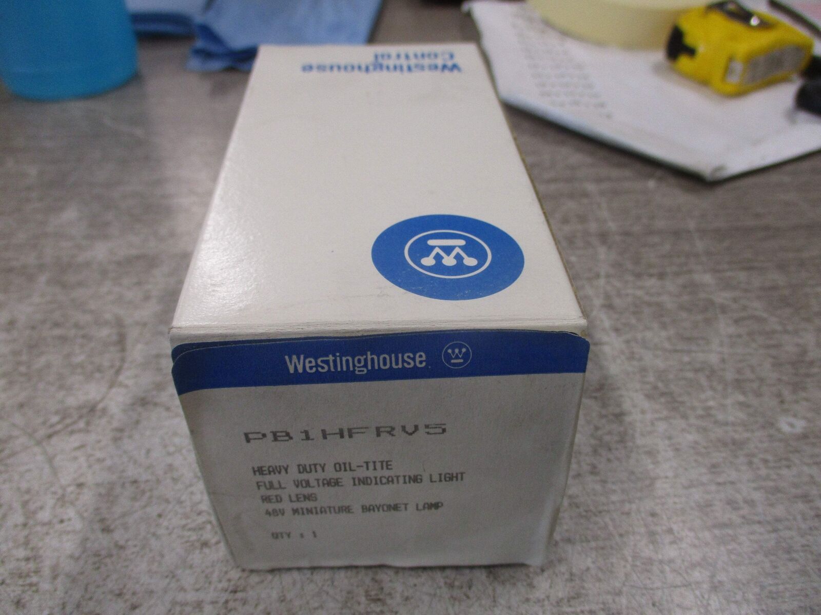 Westinghouse Indicator Light PB1HFRV5 Oil-Tite Red Lens 48V New Surplus