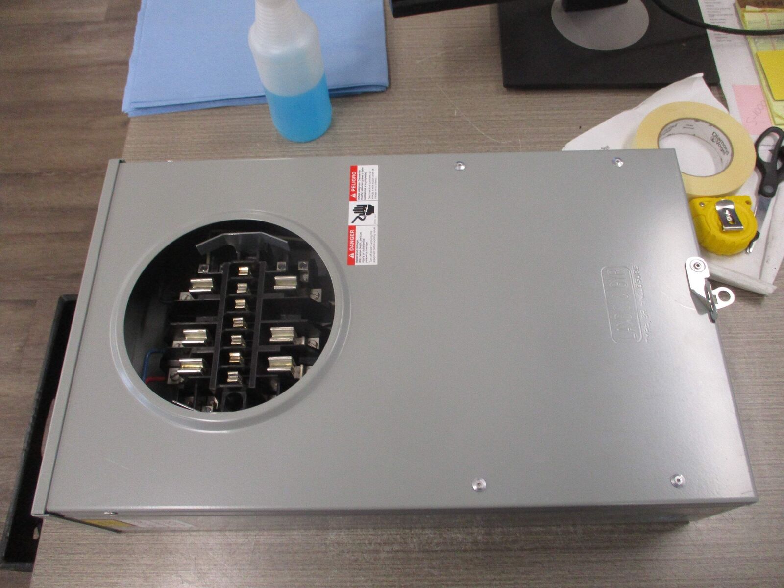 Landis & Gyr PTS-13 Meter Socket 9837-0433 20A 600V 4W 3Ph Used