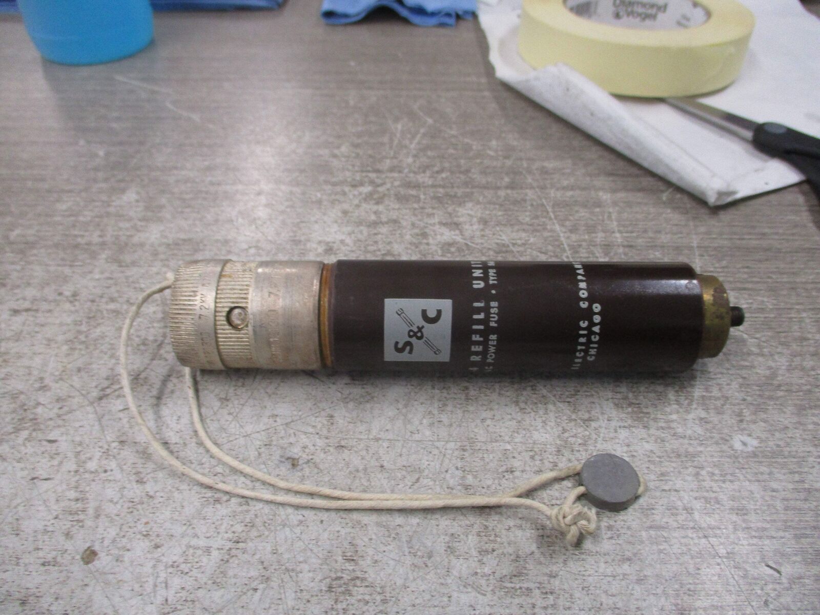 S&C SM-4 Fuse Refill Unit 121300 200E 7.2KV Used