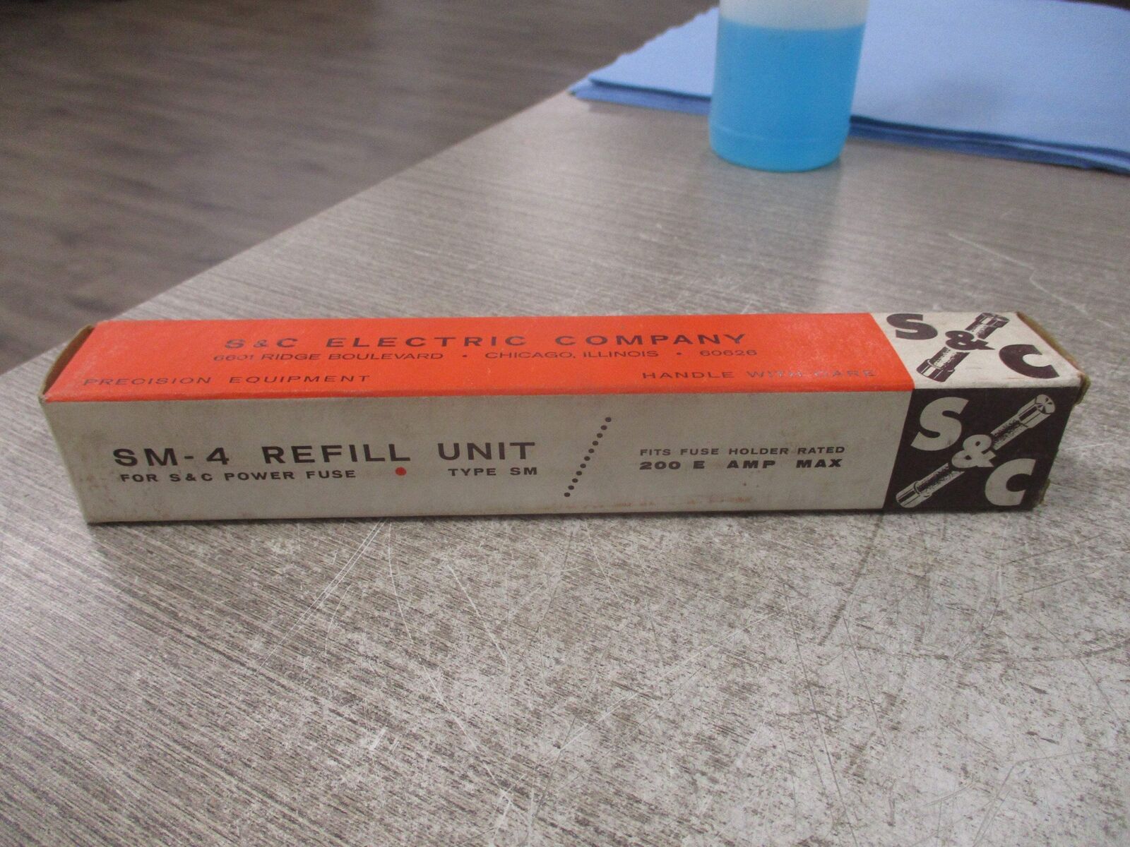 S&C SM-4 Fuse Refill Unit 121150R4 100E 7.2KV New Surplus