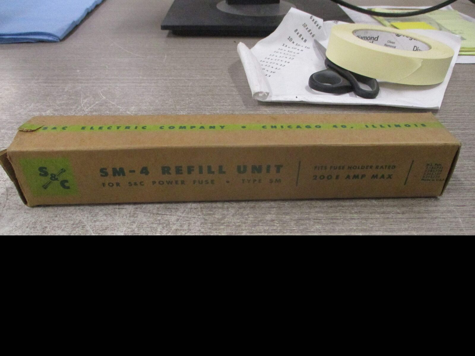 S&C SM-4 Fuse Refill Unit 121150 100E 7.2KV New Surplus