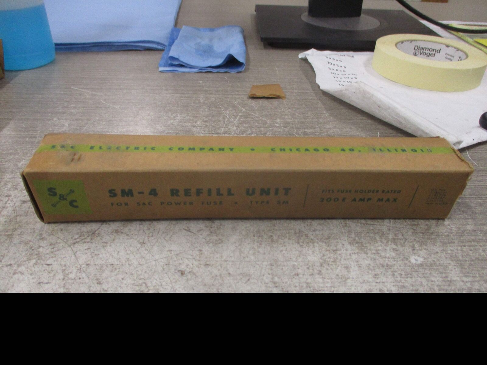 S&C SM-4 Fuse Refill Unit 121300RS 200E 7.2KV New Surplus