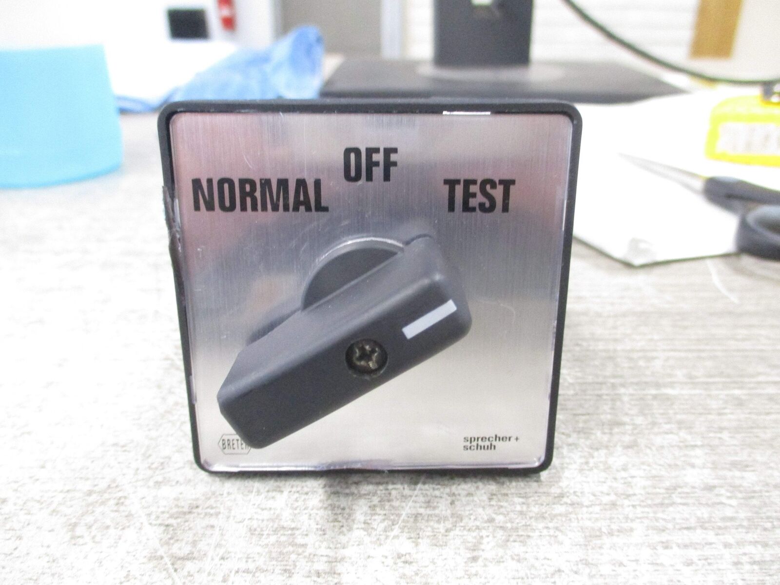 Sprecher + Schuh Rotary Cam Switch LE 2-25 Normal/Off/Test Used