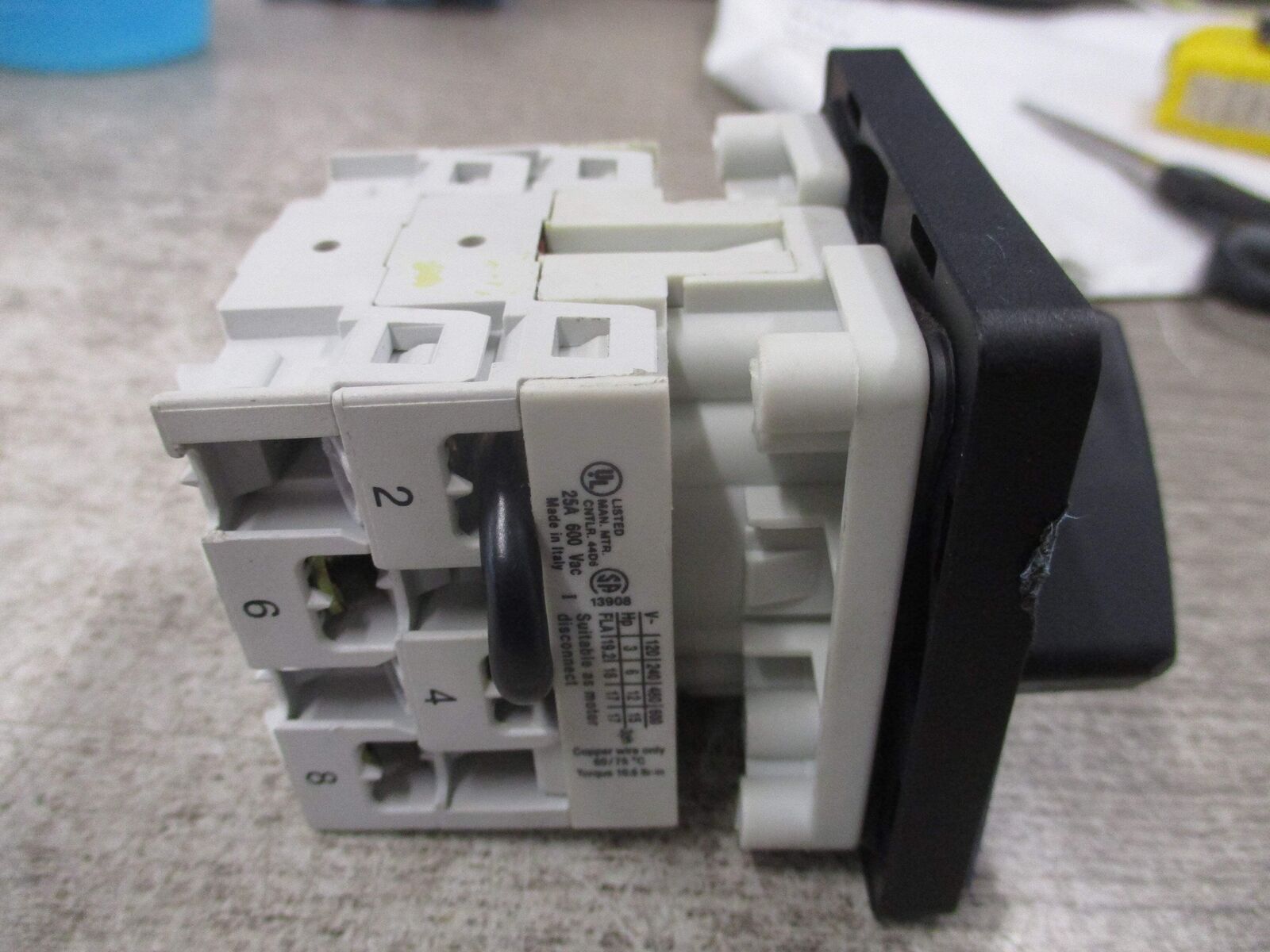 Sprecher + Schuh Rotary Cam Switch LE 2-25 Normal/Off/Test Used