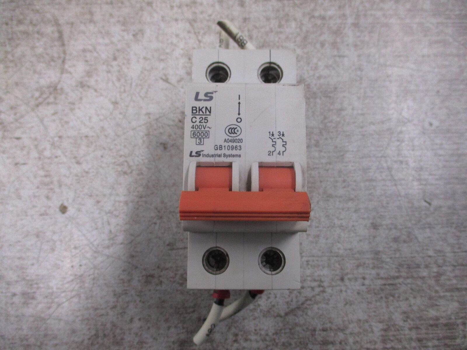 LS Industrial Systems Circuit Breaker BKN C 25 400V 25A 2P Used