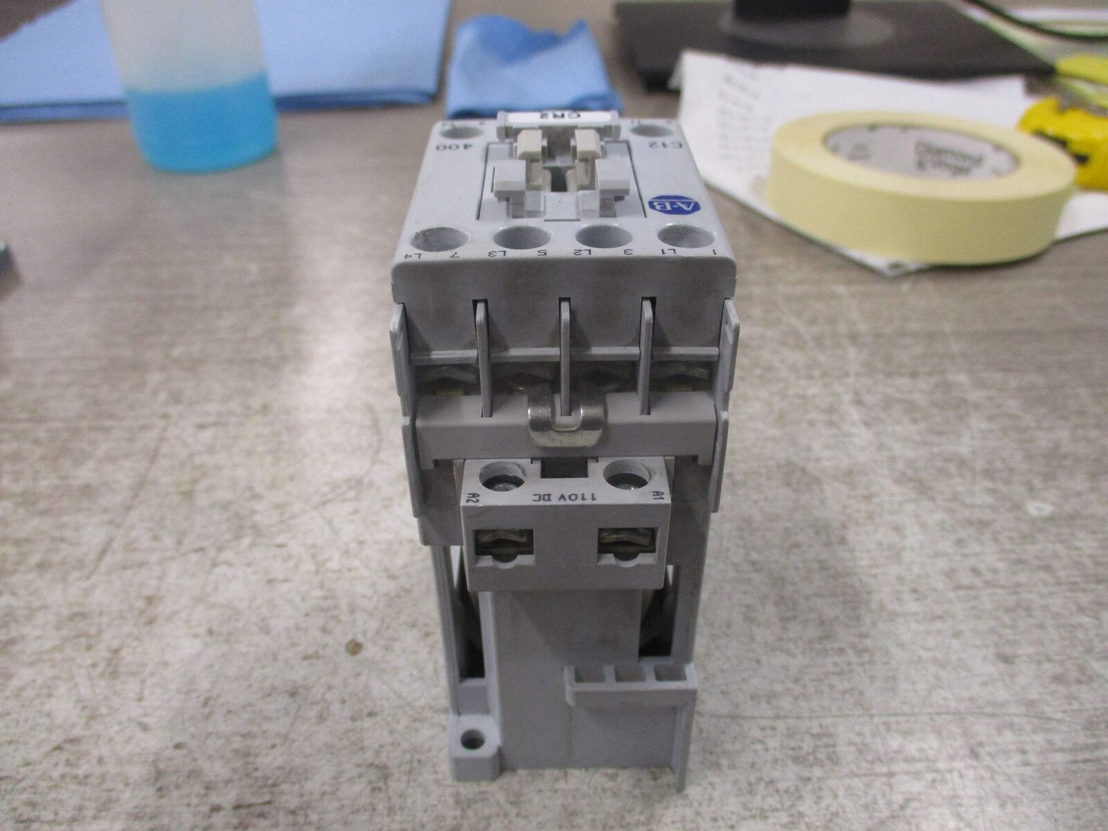 Allen- Bradley Contactor 100-C12Z*400 Ser. A 110VDC Coil 25A 600V Used