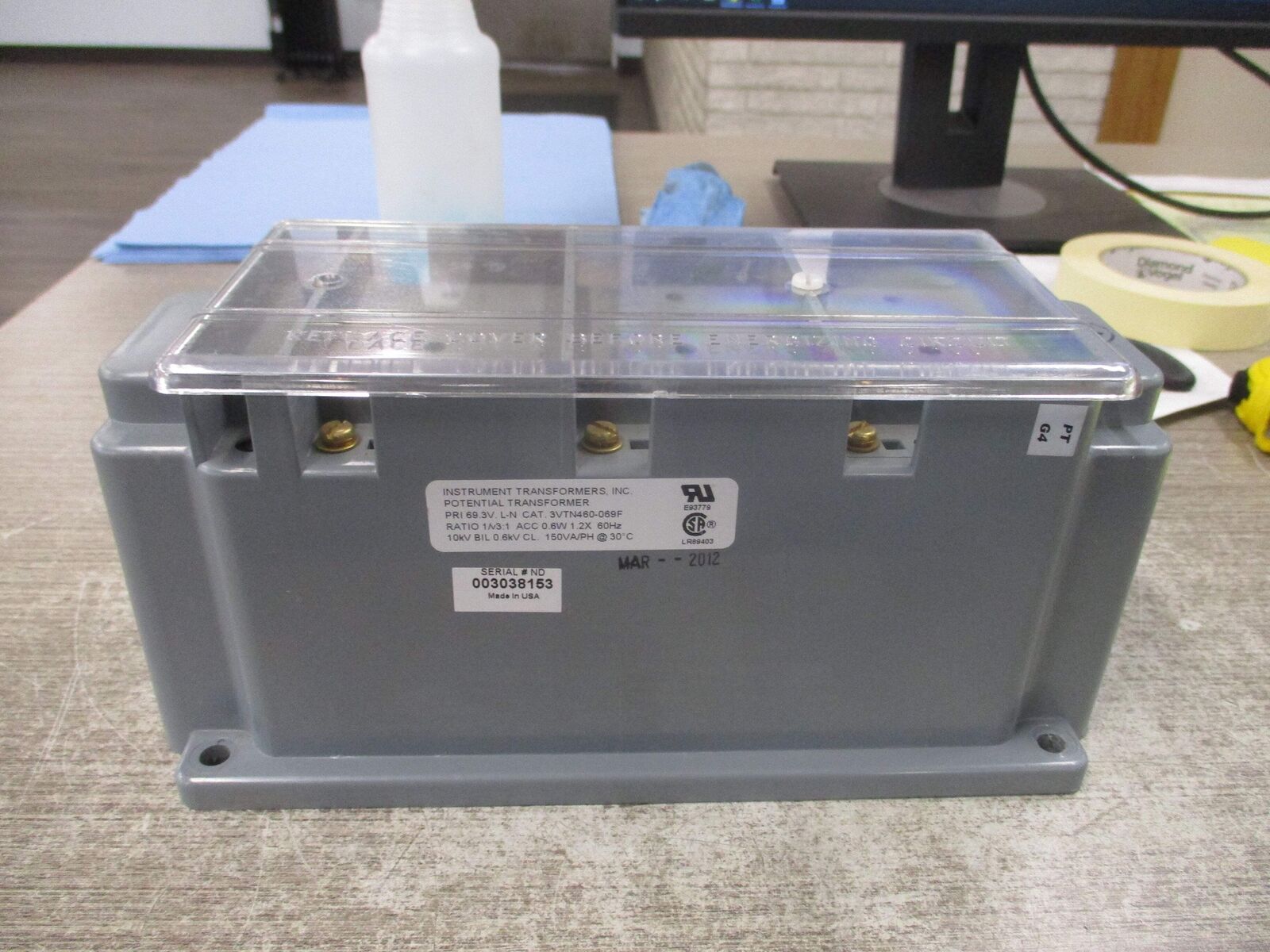 Instrument Transformers Potential Transformer 3VTN460-069F Pri: 69.3V Ratio 1/3: