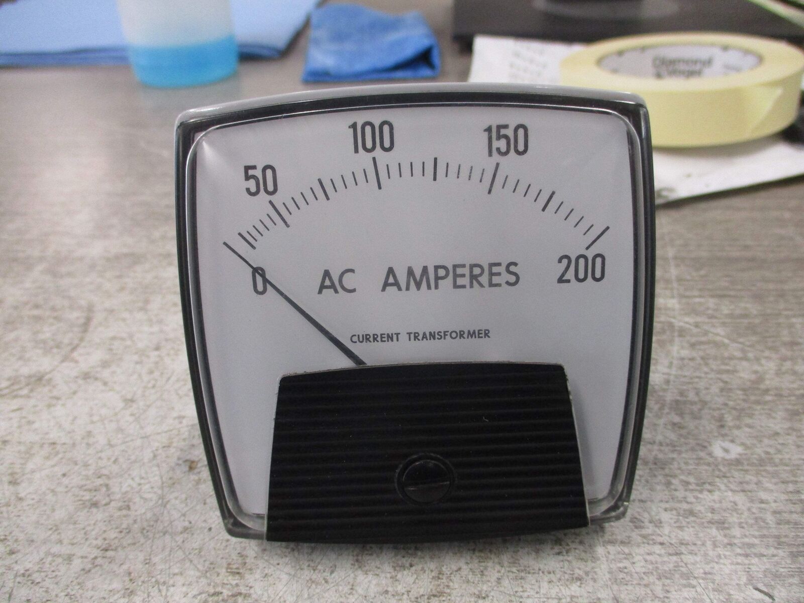Yokogawa AC Ammeter 250339LSZZ7/UL Range: 0-200A Used