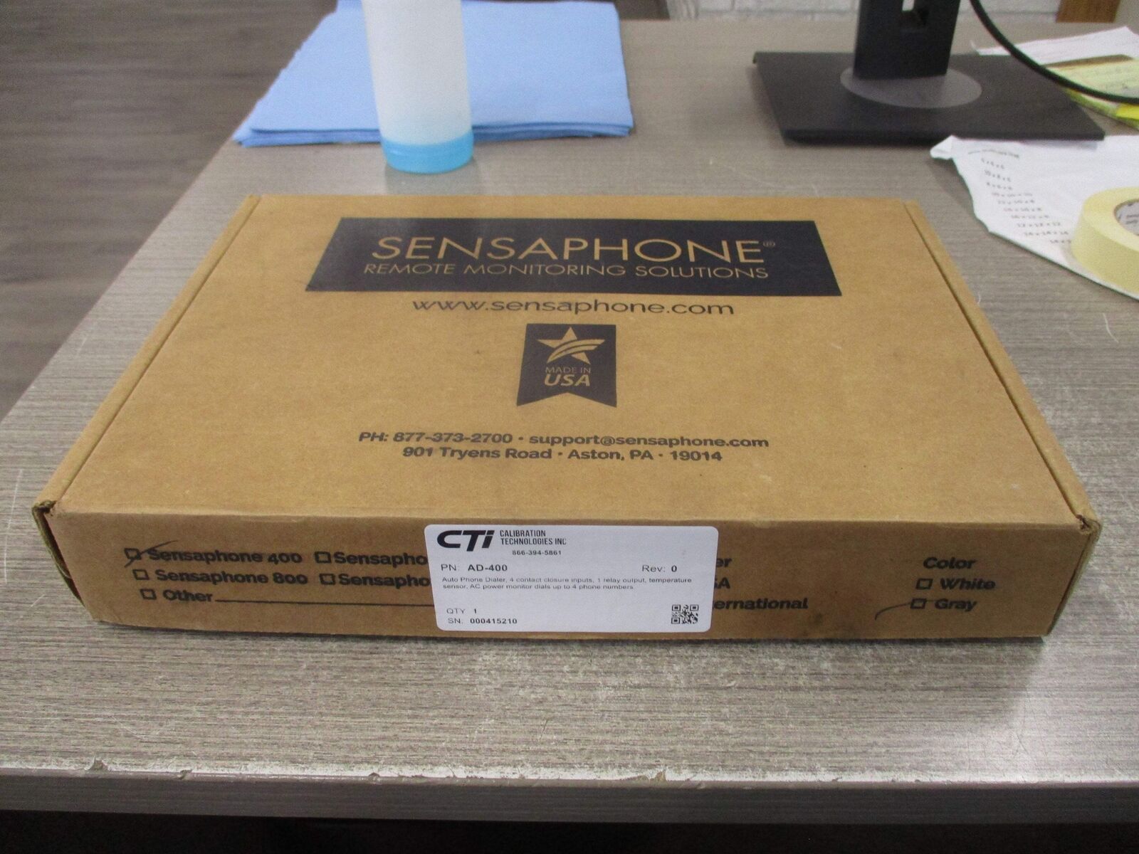 Sensaphone Remote Monitoring System AD-400 Rev. 0 New Surplus