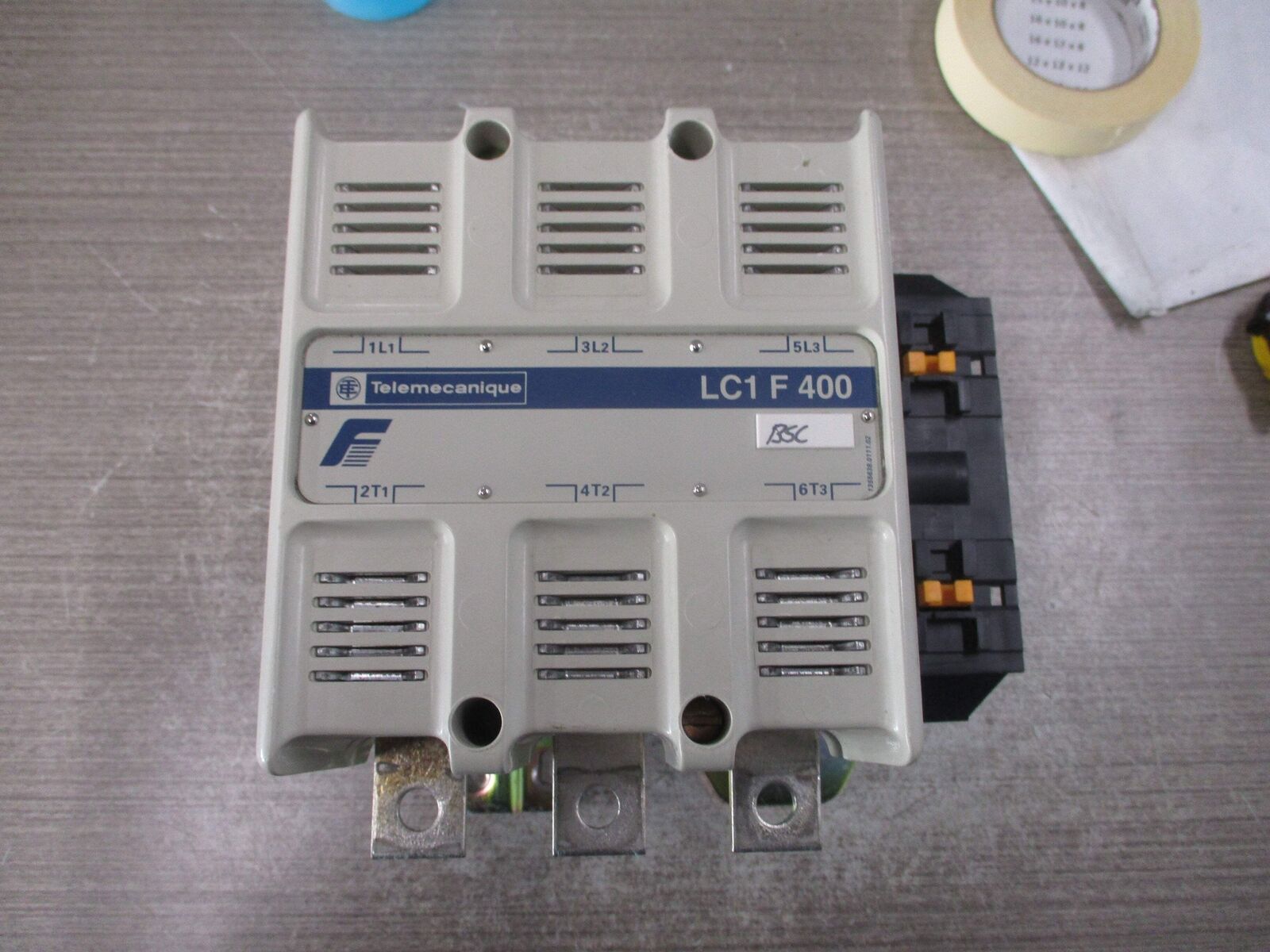 Telemecanique Contactor LC1 F 400 120V Coil 420A 600V Used