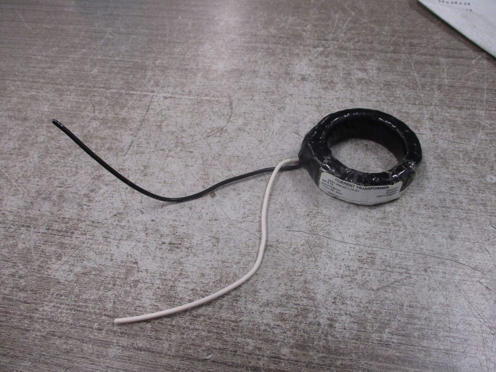 WICC Current Transformer 2231-400-02-L36-97 Ratio 400: 0.1A 50-400Hz 10kV BIL 60