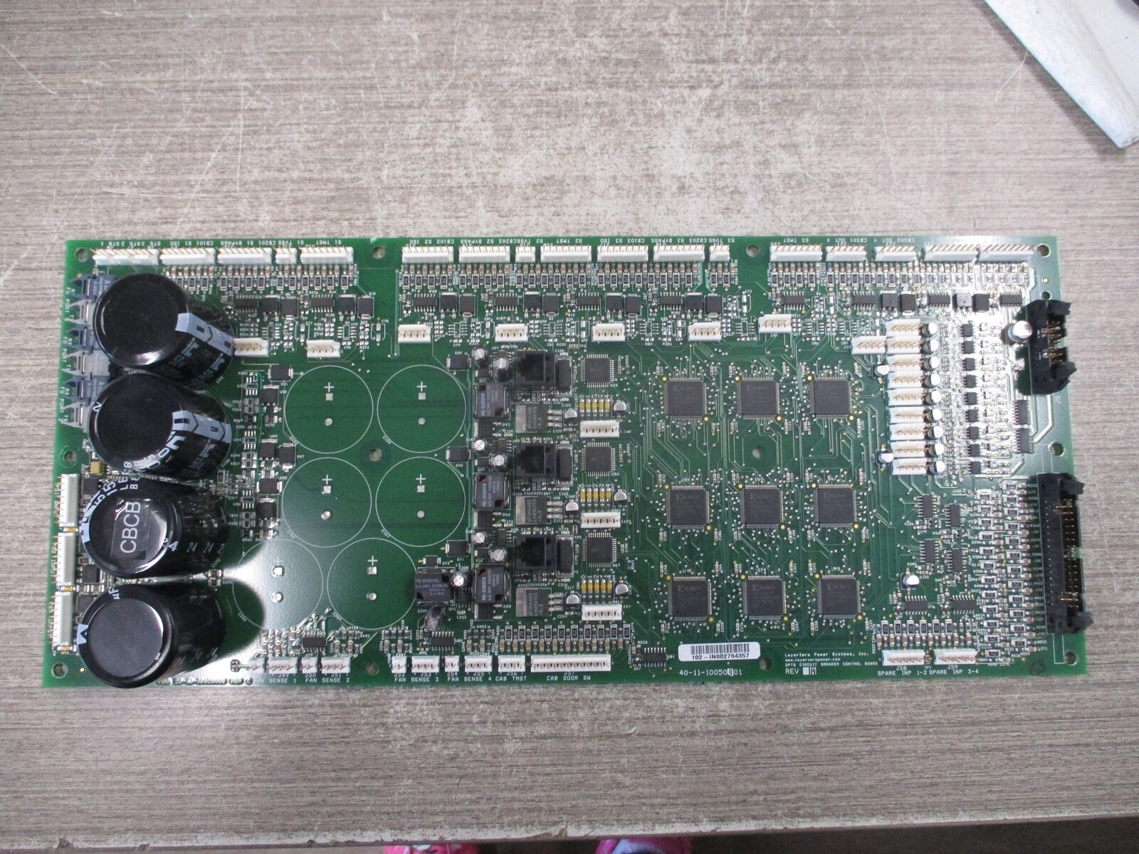 LayerZero OPTS Circuit Breaker Control Board 40-11-10050301 Rev. A Used