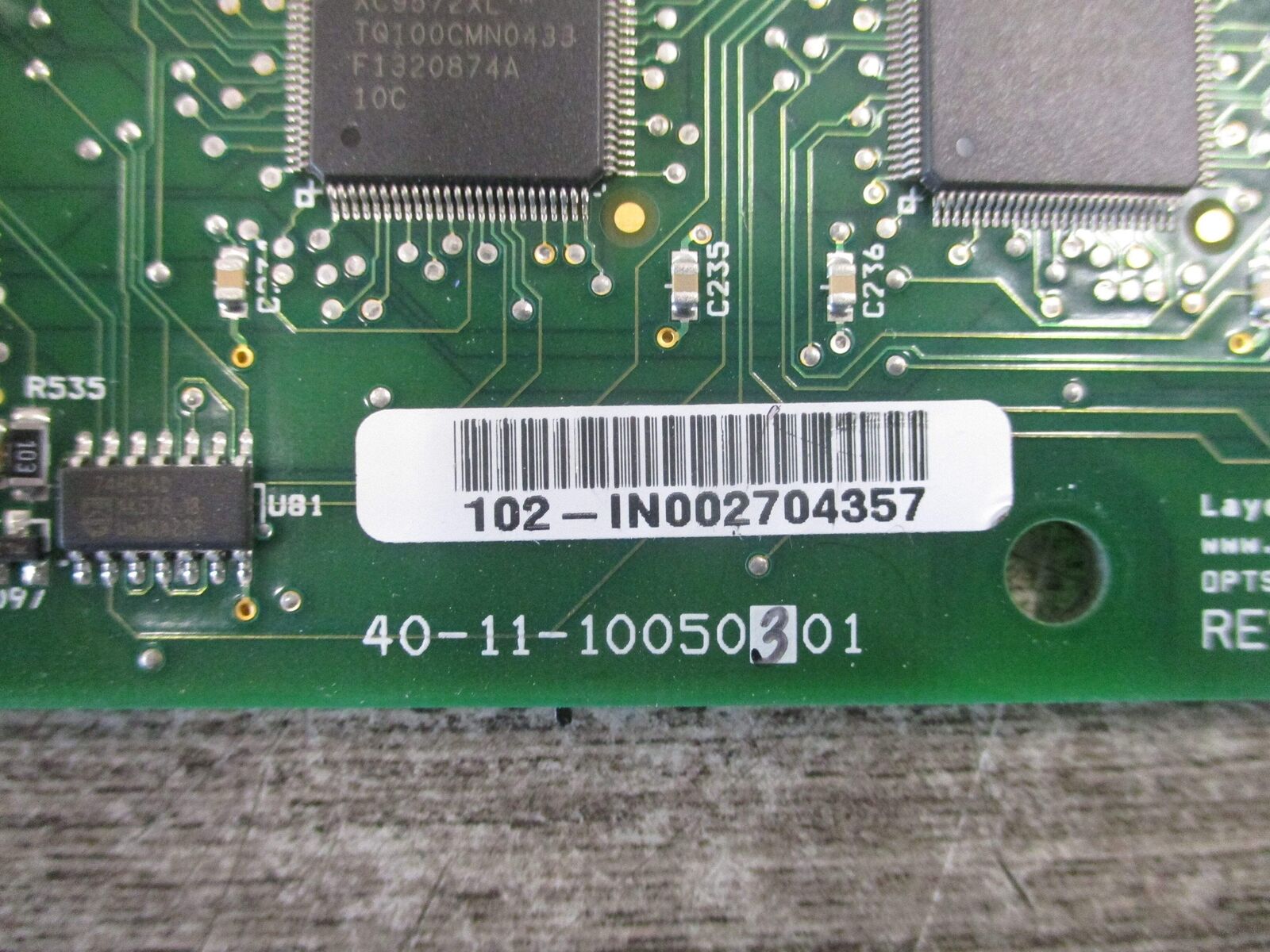 LayerZero OPTS Circuit Breaker Control Board 40-11-10050301 Rev. A Used