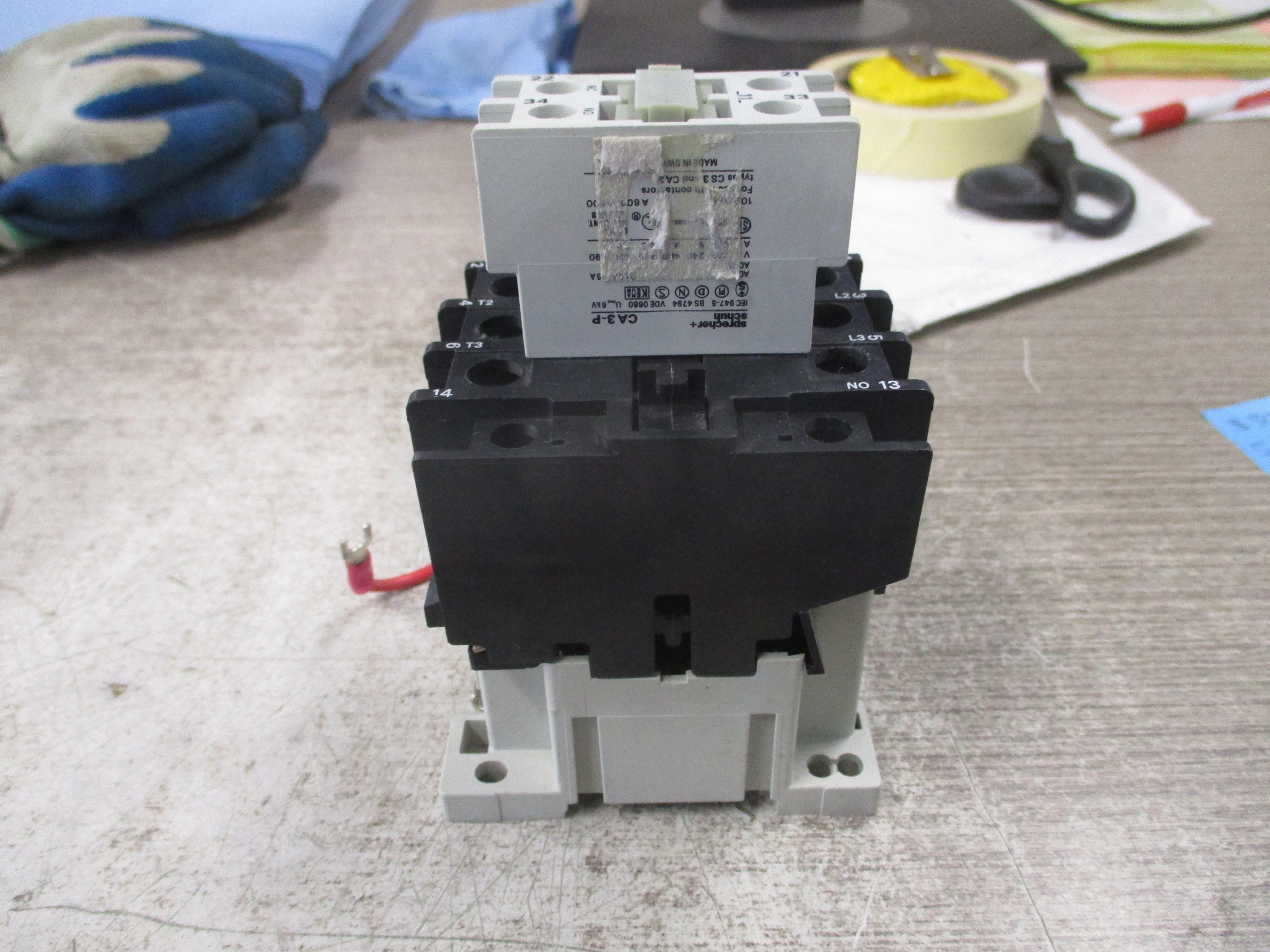 Sprecher + Schuh Contactor CA3-30-10 120V Coil (1) Aux Contact Block