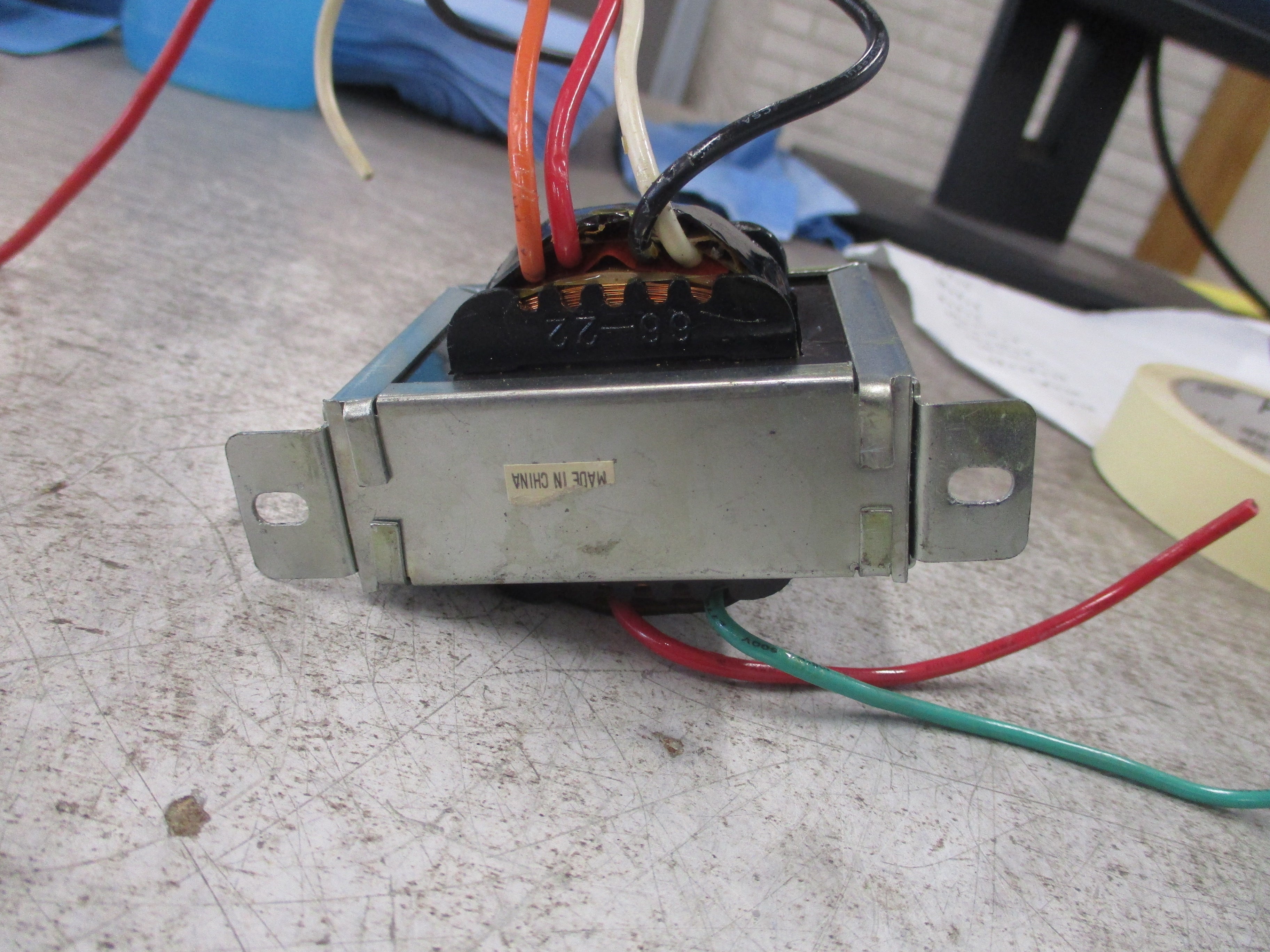 Leland Faraday Transformer LF40302F 40VA Pri: 120/208/240V Sec: 24V 50/60Hz Used