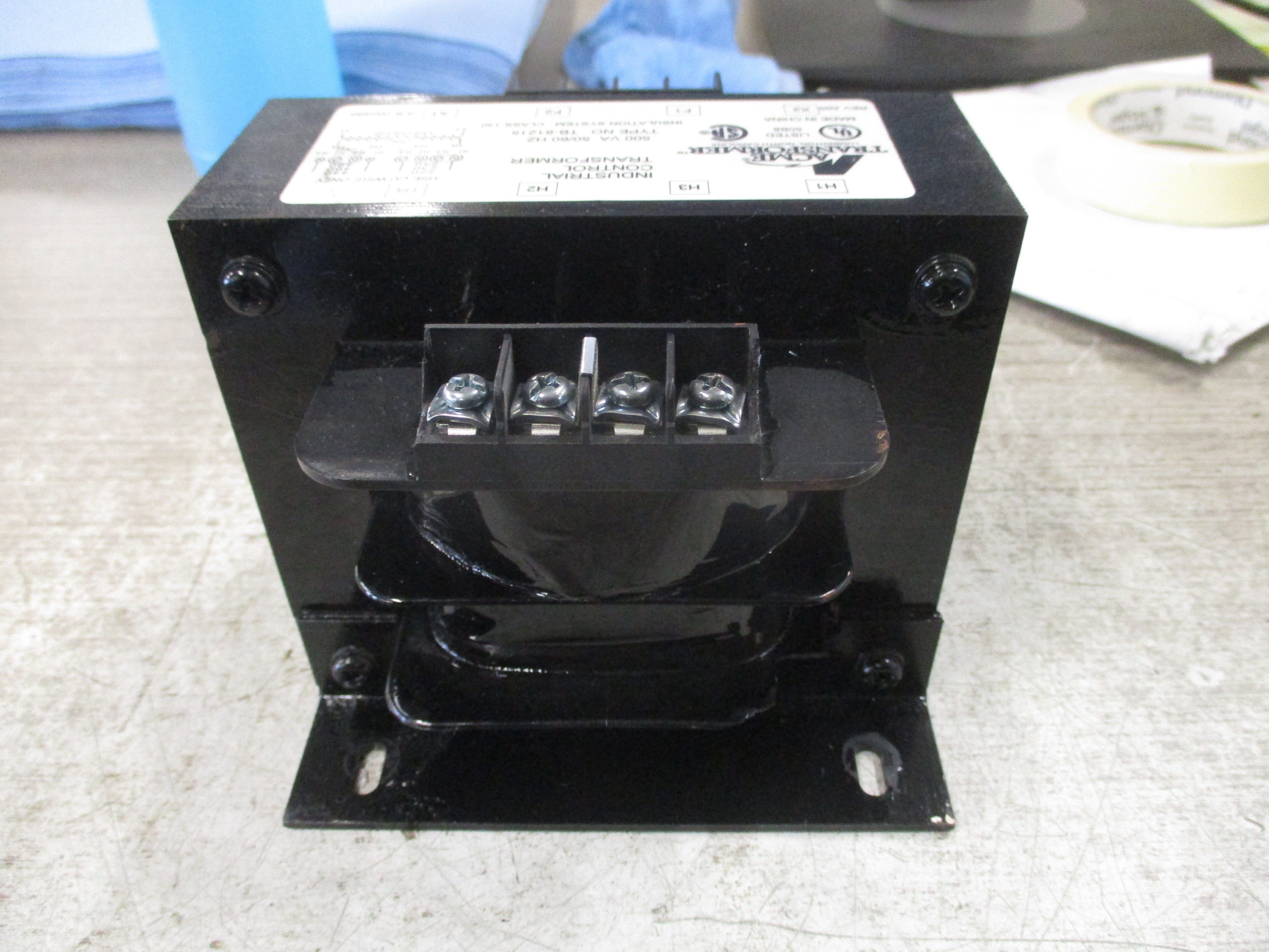 Acme Control Transformer TB-81215 500VA Pri: 240/480V Sec: 120V 50/60Hz