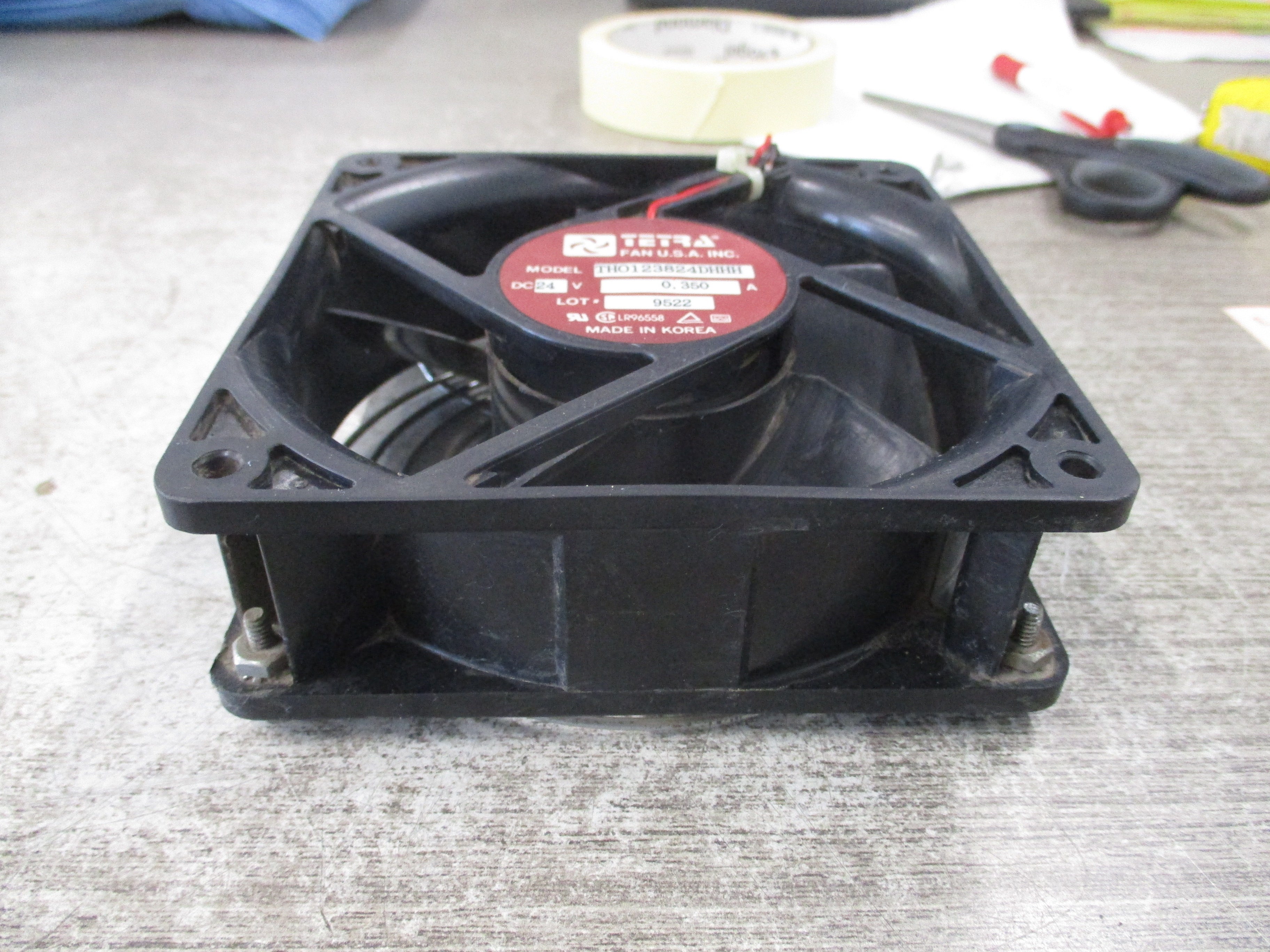 Tetra Axial Fan THO123824DHHH 24VDC 0.350A Used
