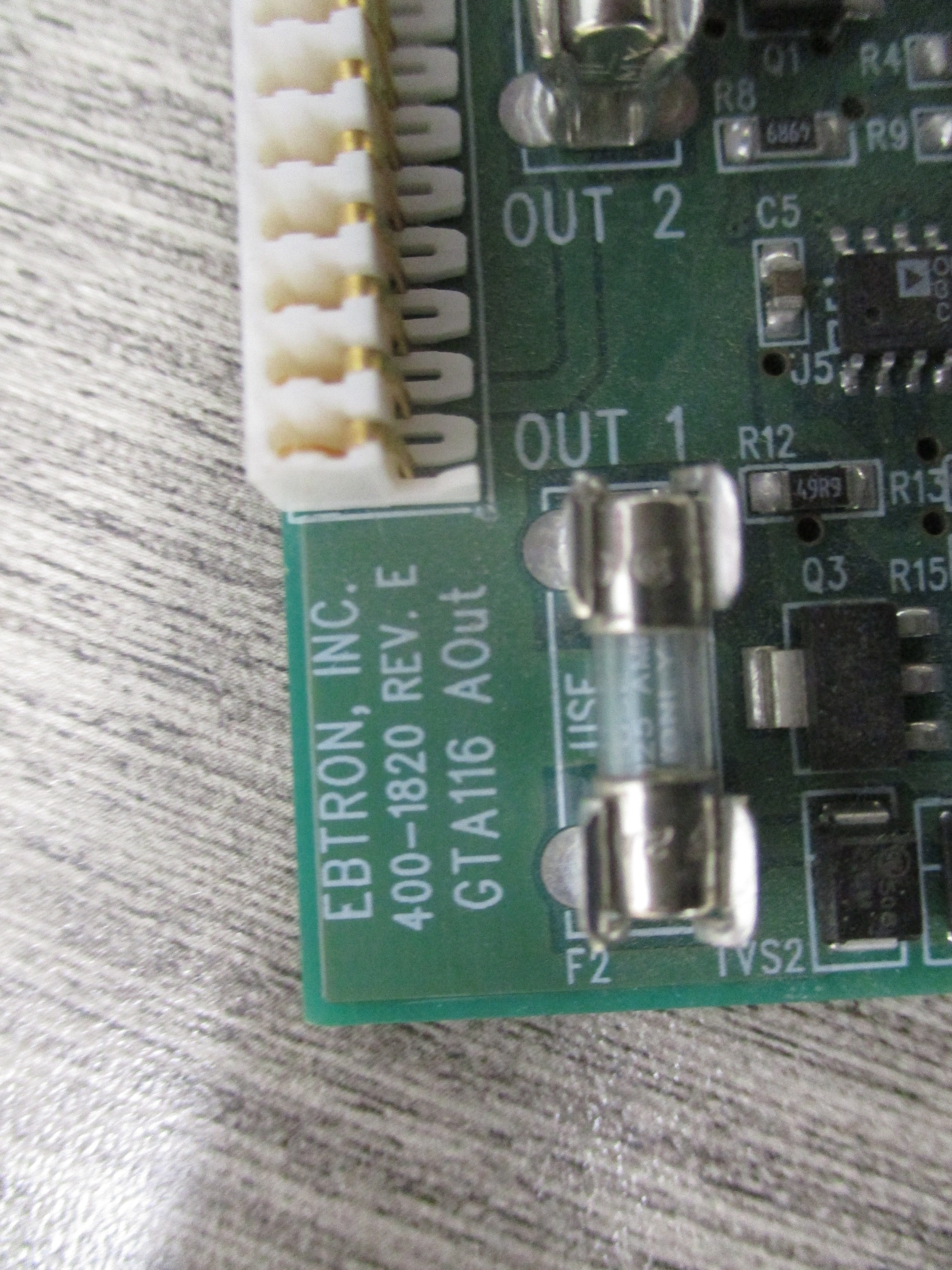 Ebtron GTA116 Comm. Card 400-1820 Rev. E Used