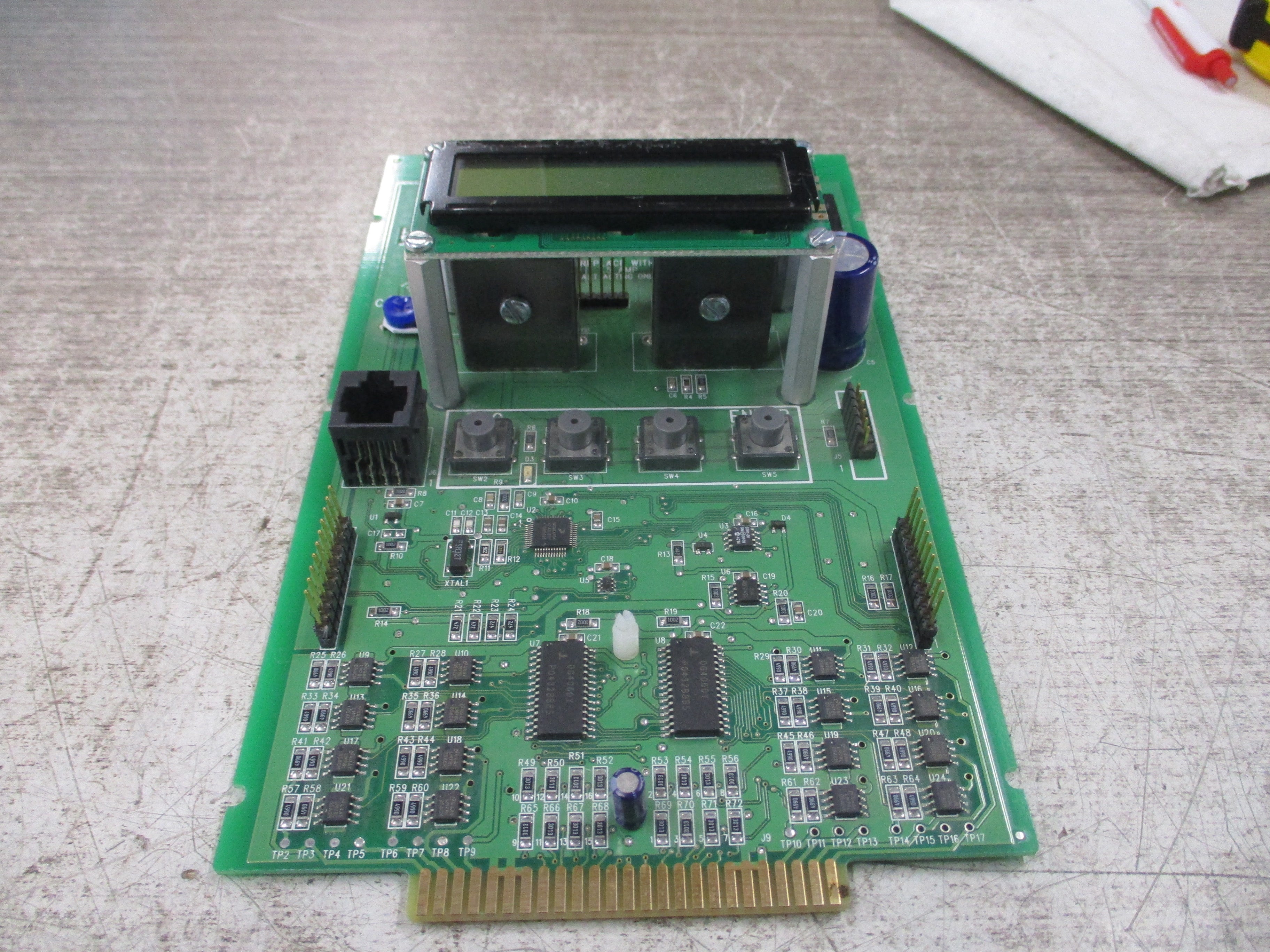 Ebtron GGTx116 Main Board 400-1810 Rev. J Used