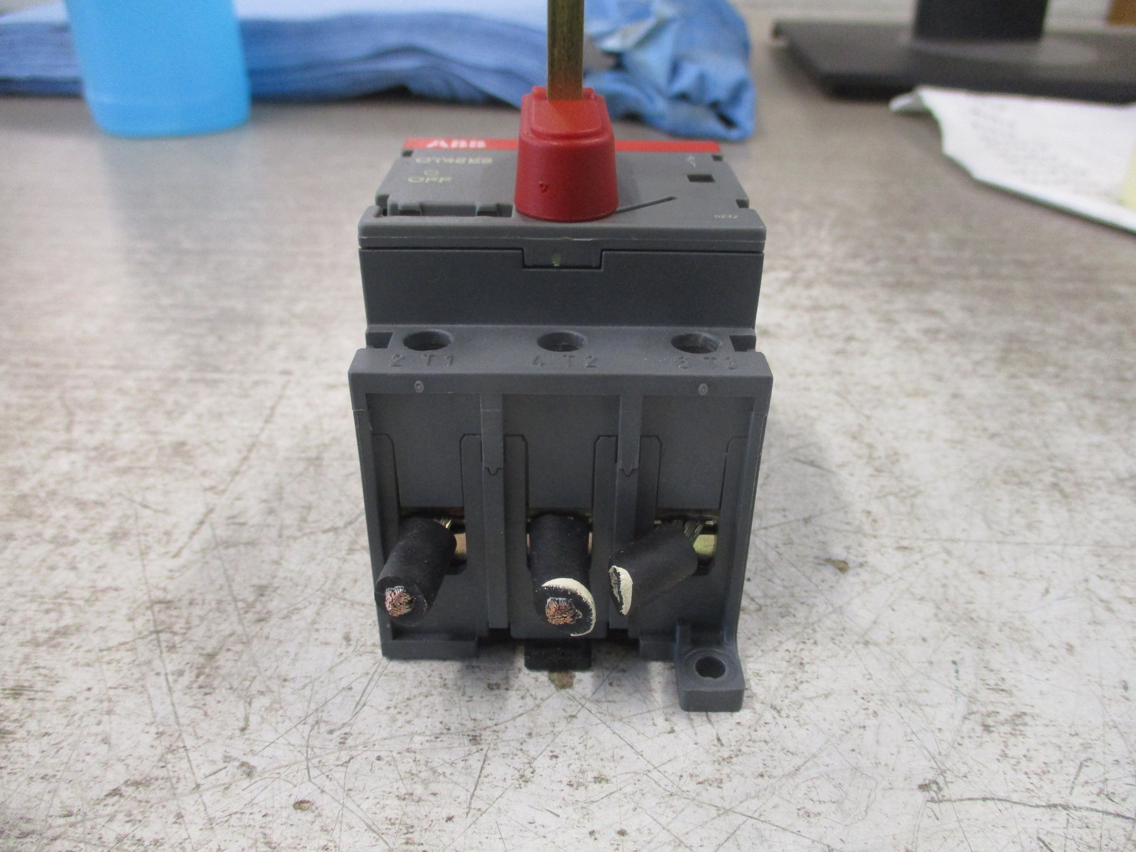 ABB Disconnect Switch OT45E3 60A 600V 3P Used