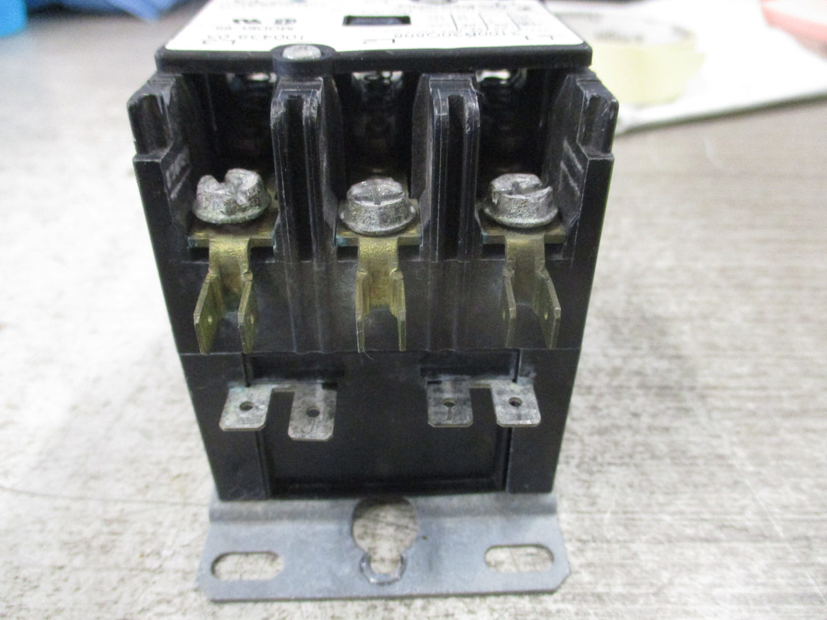 Tyco Model 98 Contactor 3100R30Q808 24V Coil 25A 600V Used