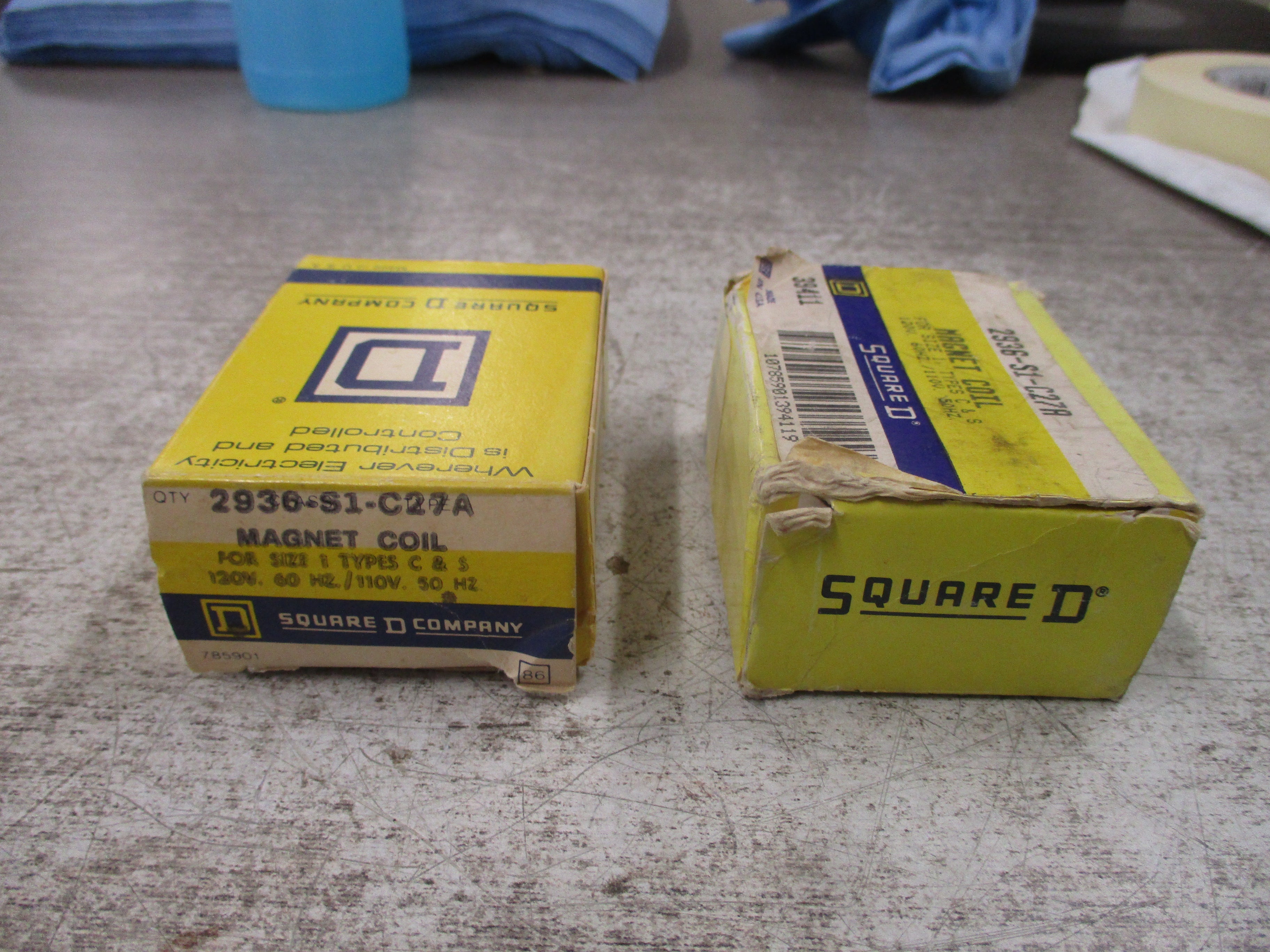 Square D Magnetic Coil 2936-S1-C27A 110/120V 50/60Hz Size 1 *Lot of 2*