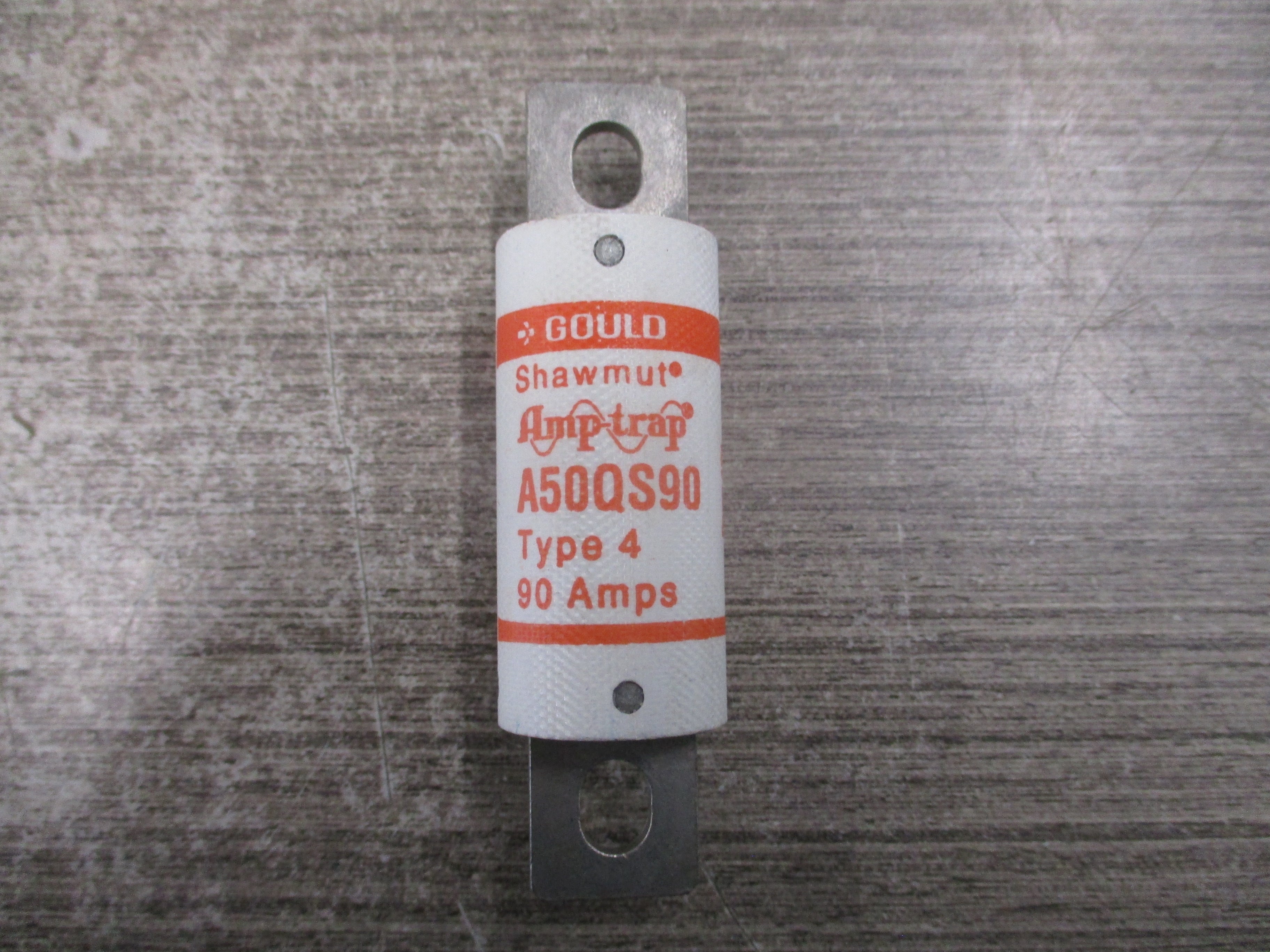 Gould Shawmut Amp-Trap Fuse A50QS90 90A 500V Used