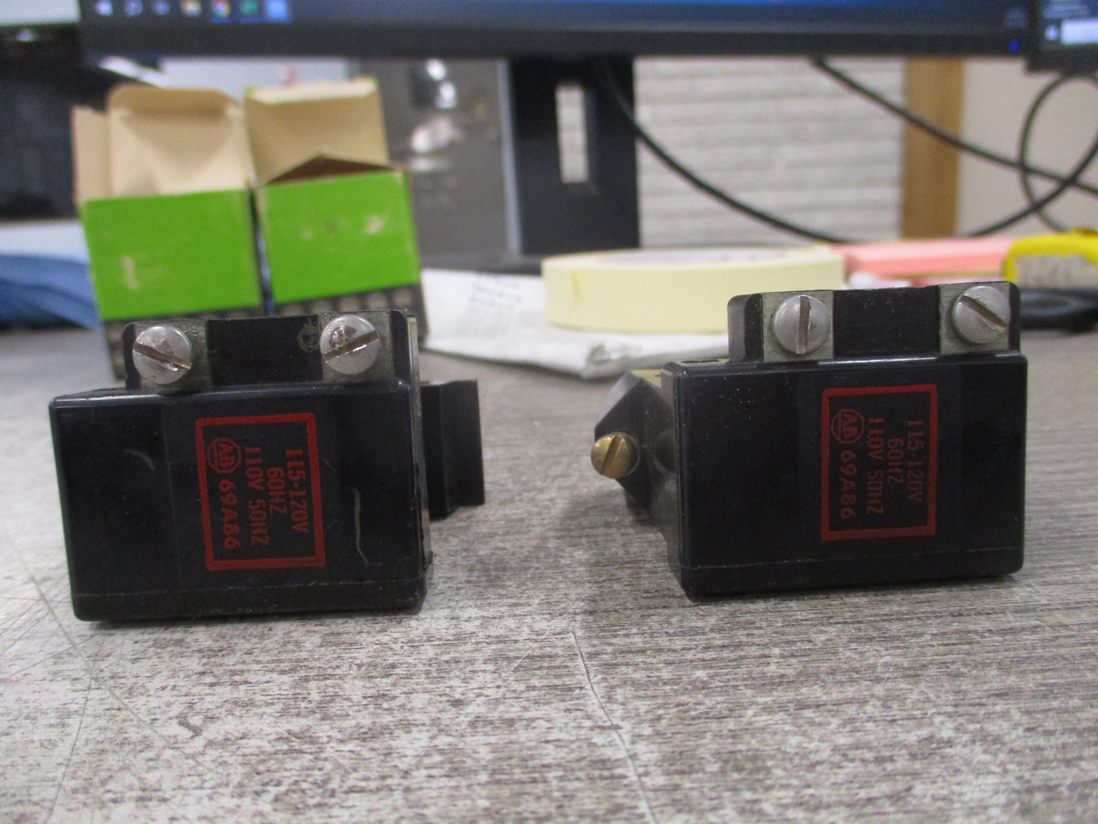 Allen-Bradley Magnetic Coil Ser. K 110/120V 50/60Hz Size 00 *Lot of 2*